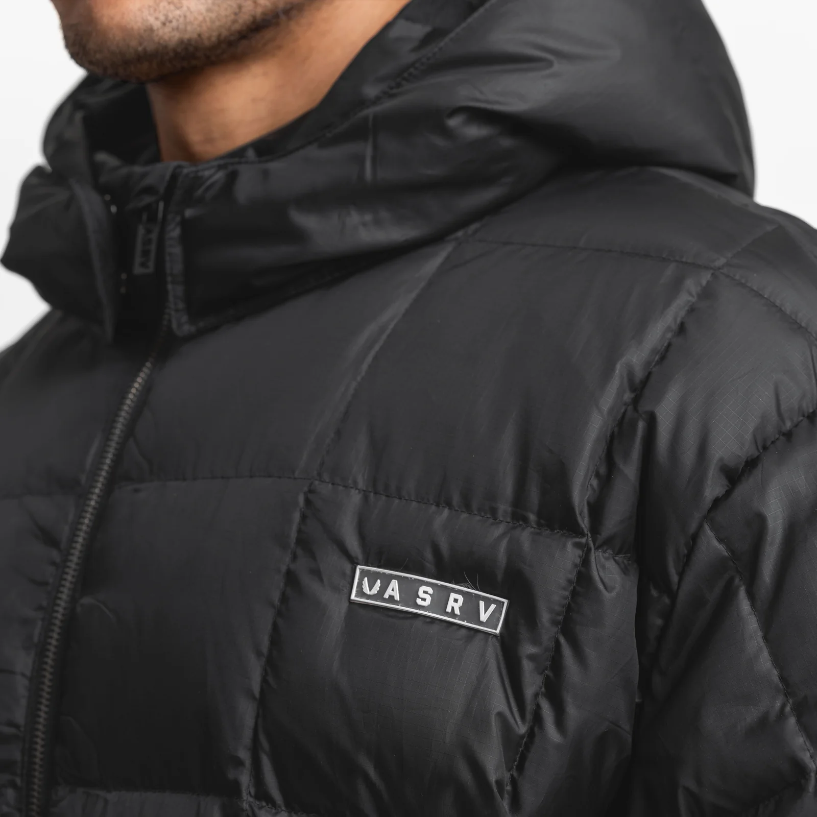 0551. Weather-Ready Down Puffer Jacket - Black - Image 12