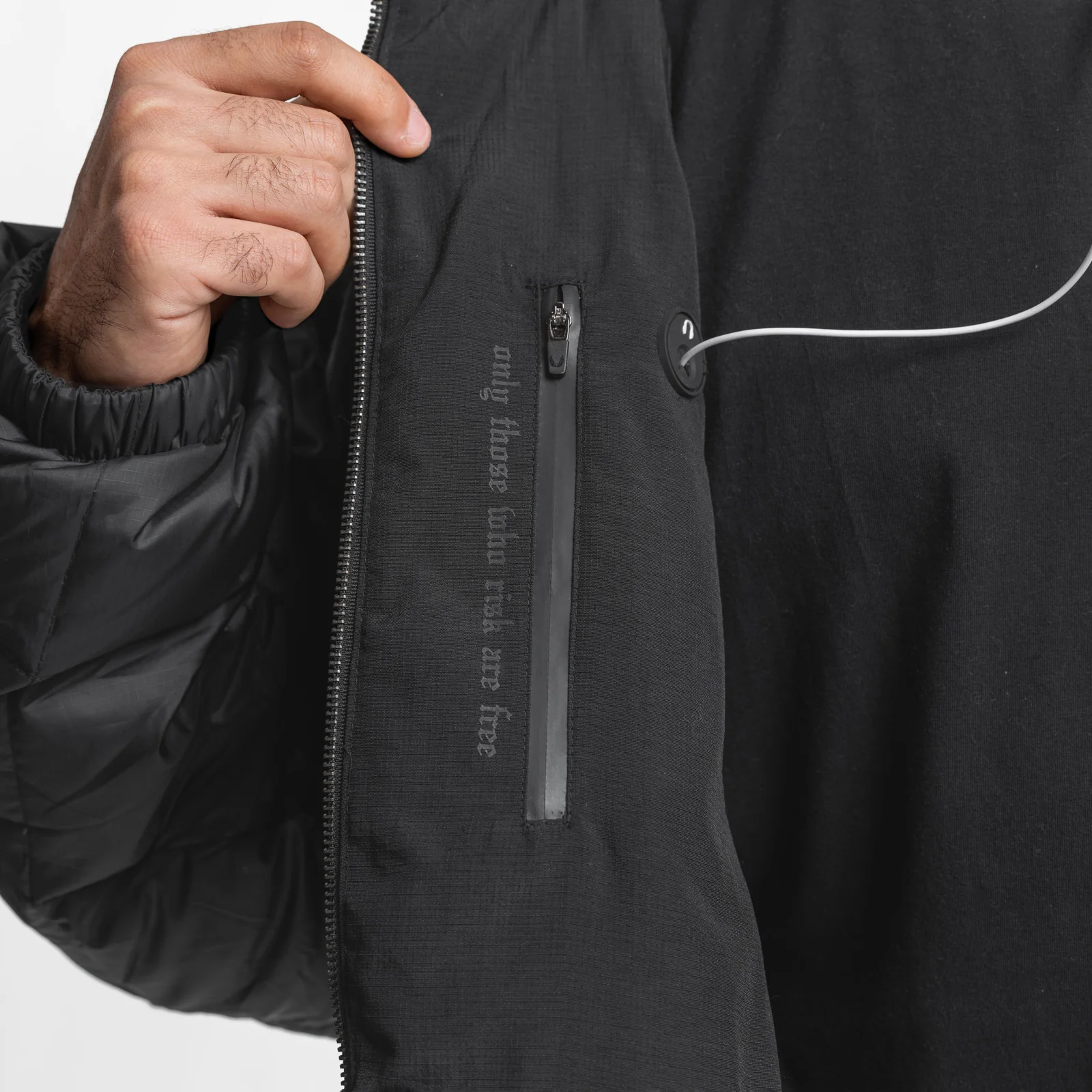 0551. Weather-Ready Down Puffer Jacket - Black - Image 14