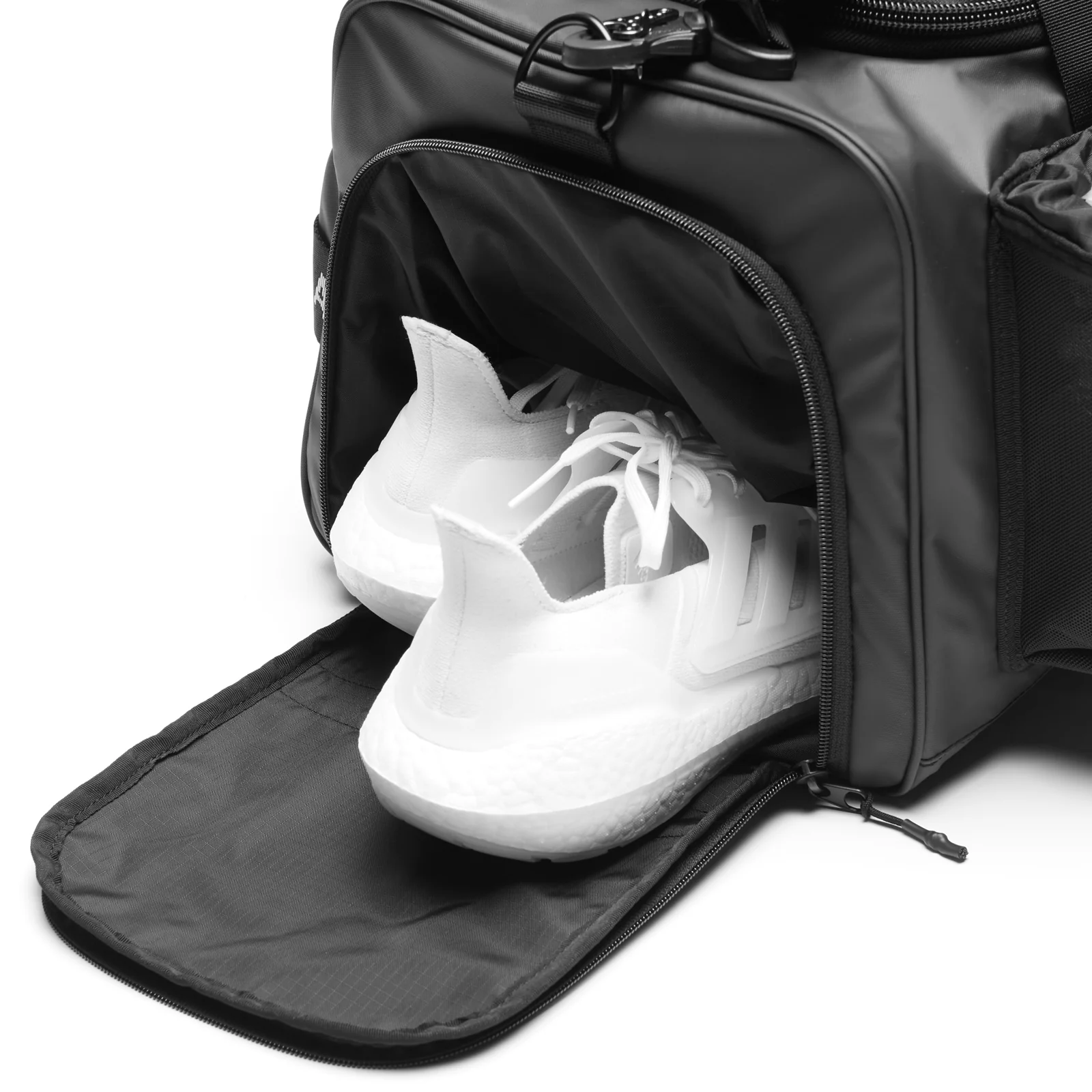 0579. Waterproof 2-in-1 Travel Duffle - Black - Image 5