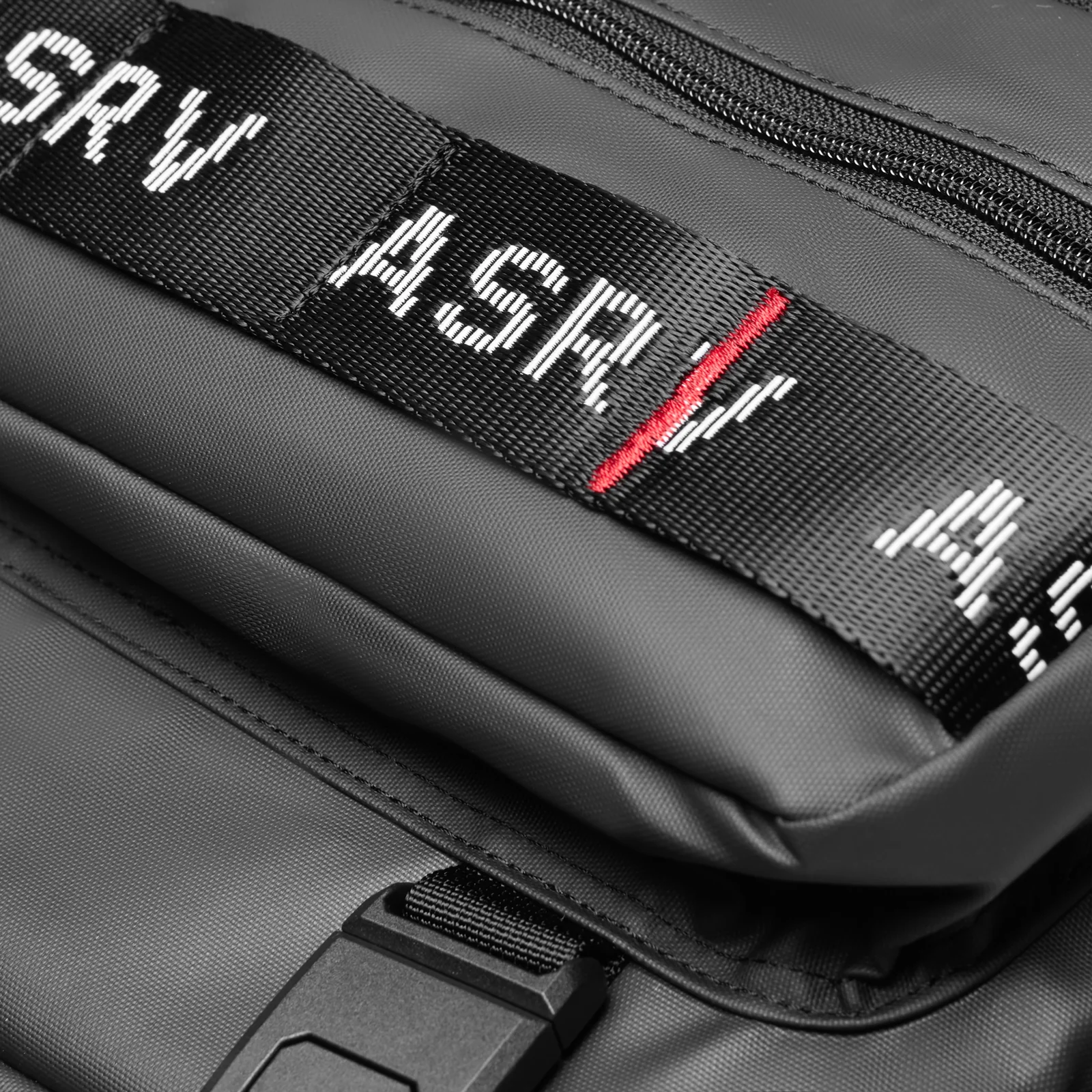 0580. Waterproof Large Travel Backpack - Black - Image 7