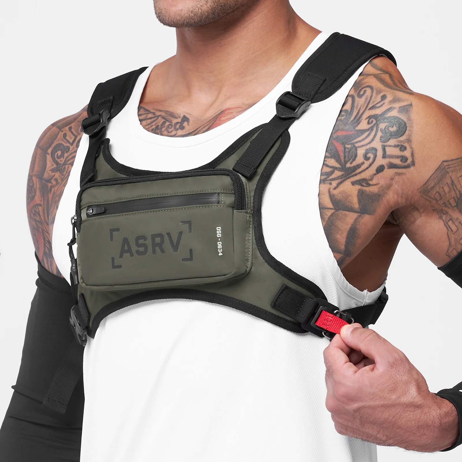 0634. Conditioning Chest Pack - Olive - Image 6