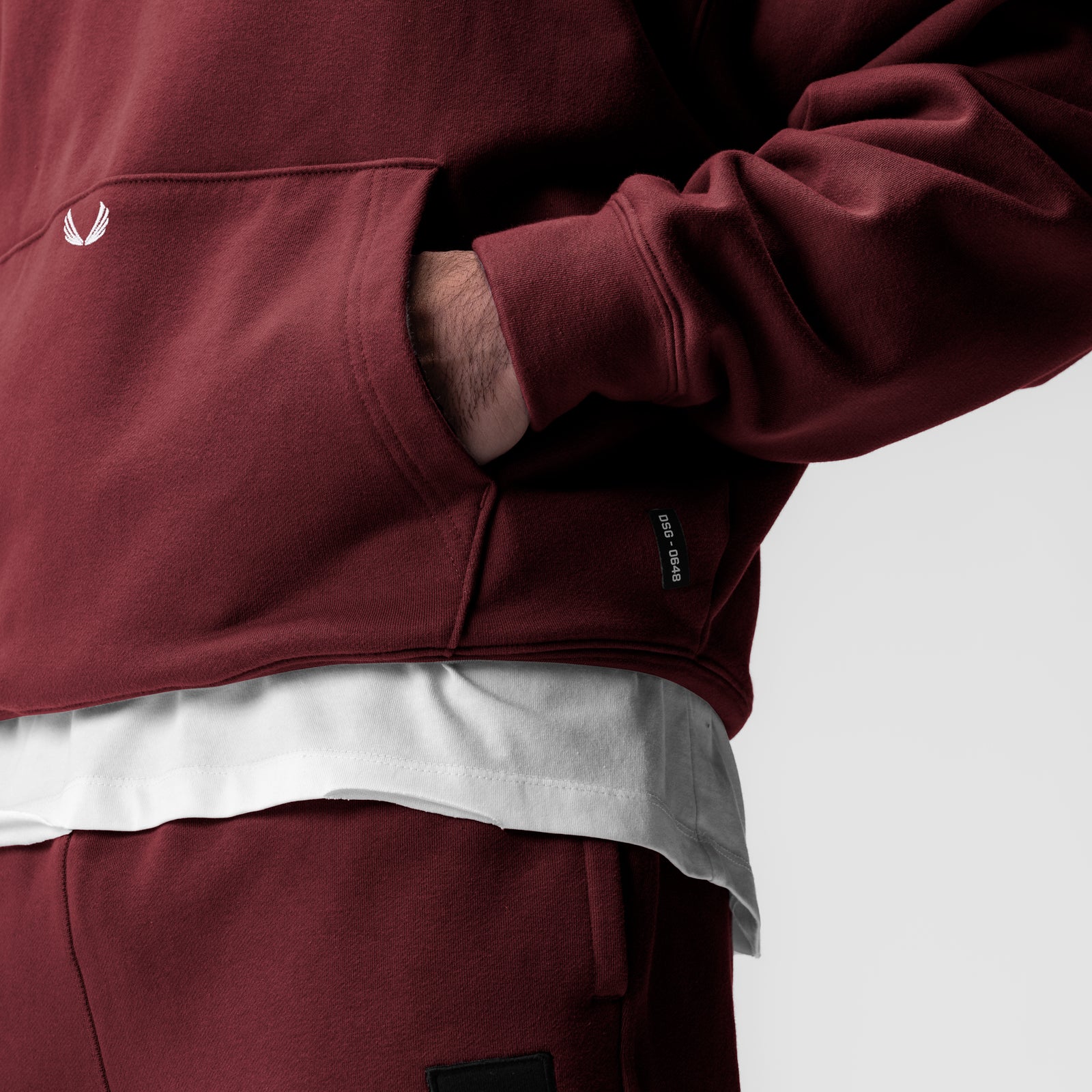 0648. Tech-Terry™ Hoodie - Crimson - Image 4