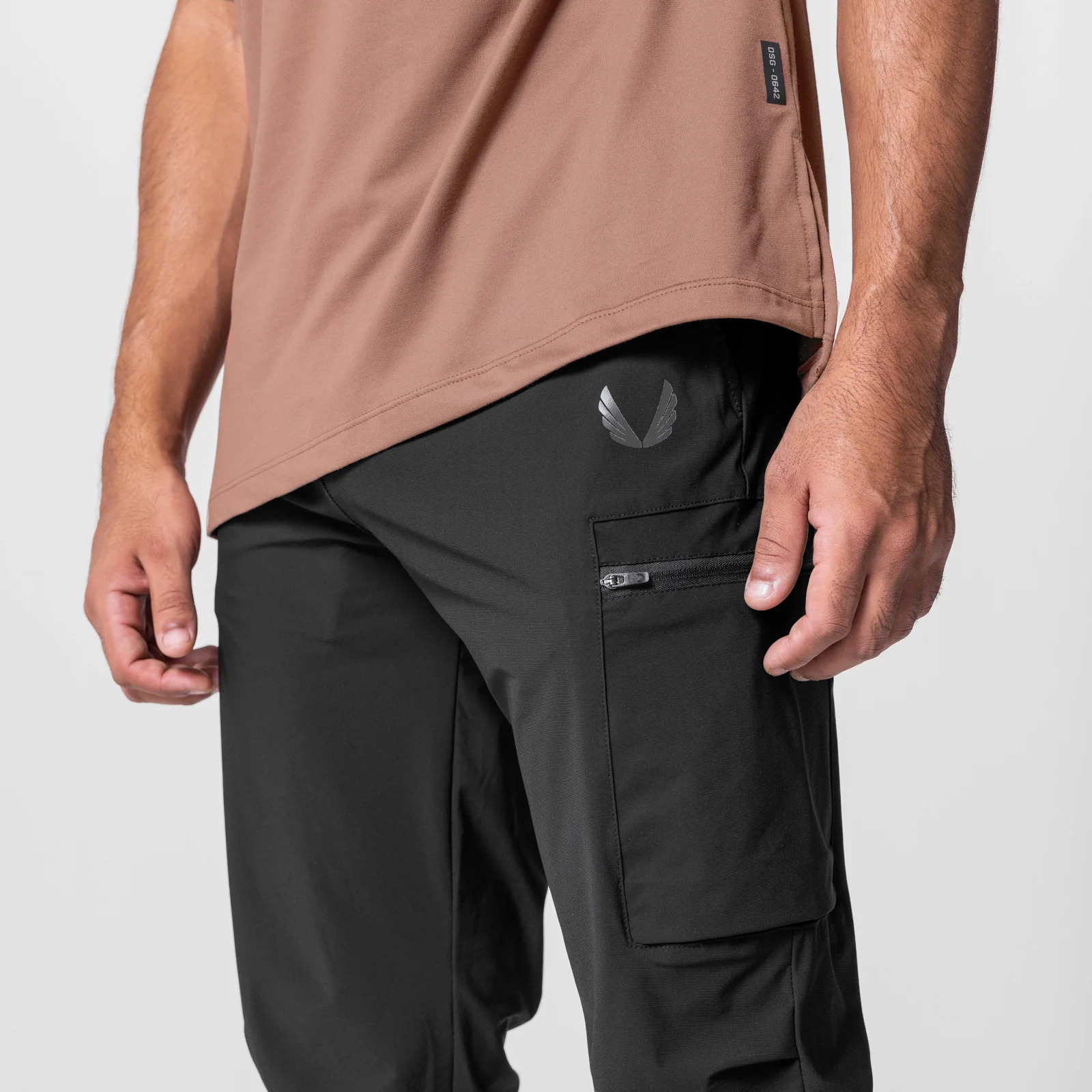0656. Tetra-Lite® Standard Zip Jogger - Black - Image 4