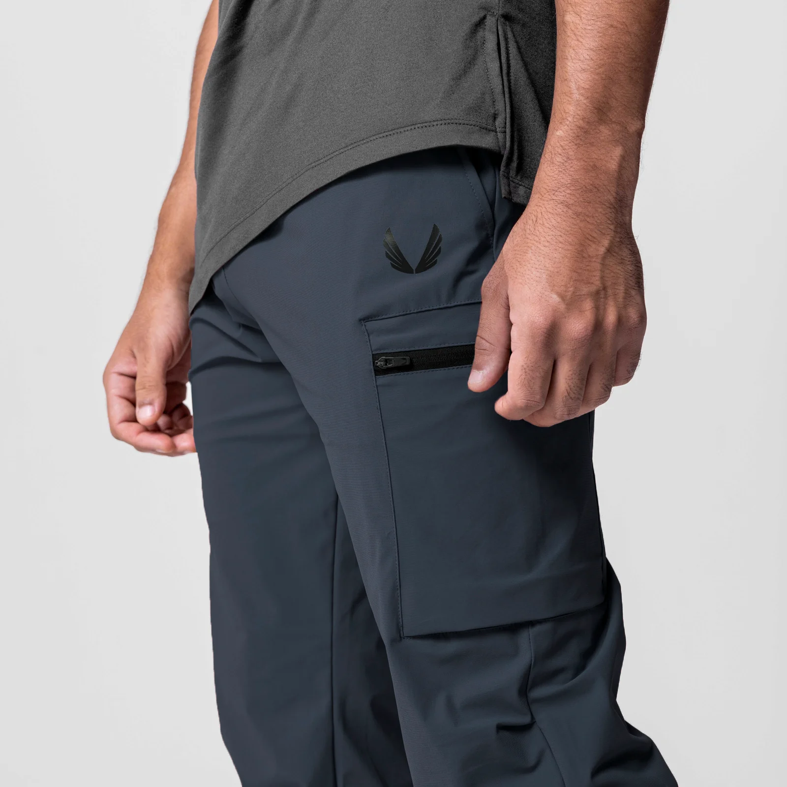 0656. Tetra-Lite® Standard Zip Jogger - Navy - Image 4