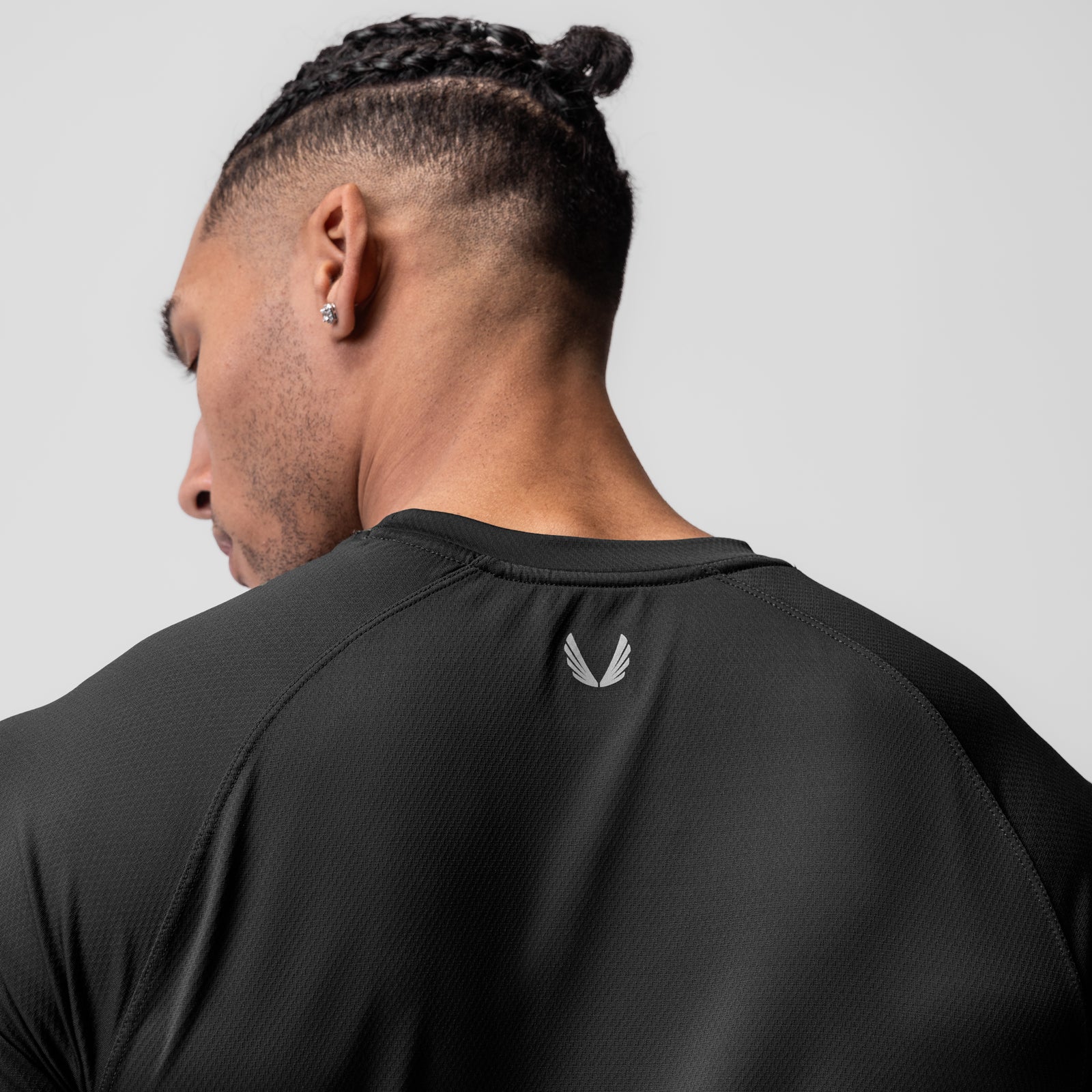 0660. AeroSilver® Established Tee - Black "OTWR" - Image 5