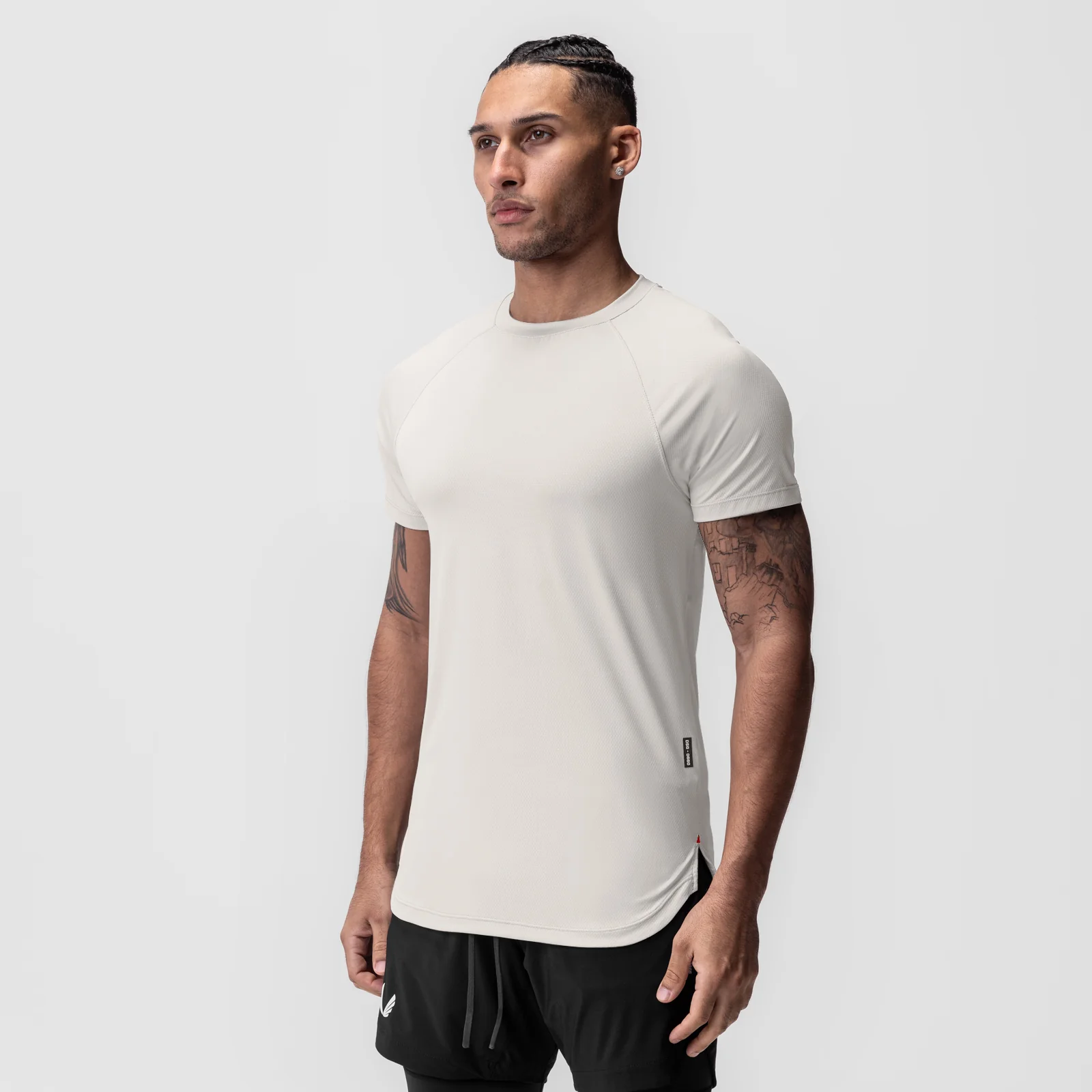 0660. AeroSilver® Established Tee - Ivory Cream - Image 2
