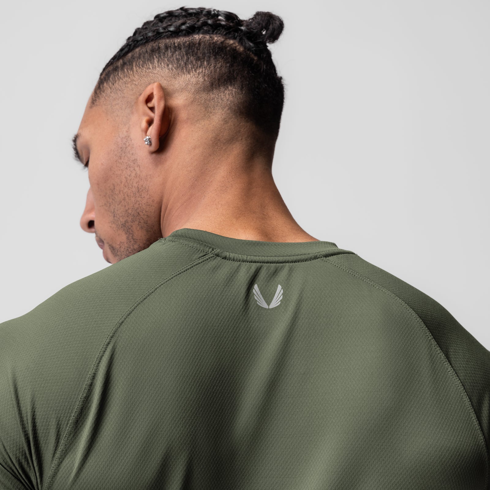 0660. AeroSilver® Established Tee - Olive "ASRV" - Image 4