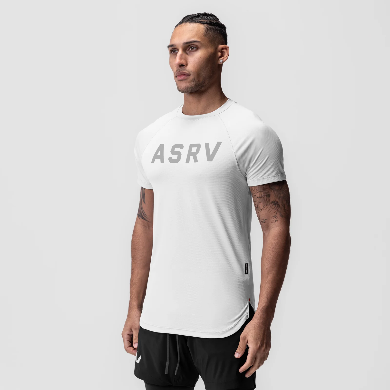 0660. AeroSilver® Established Tee - White "Reflective ASRV" - Image 2