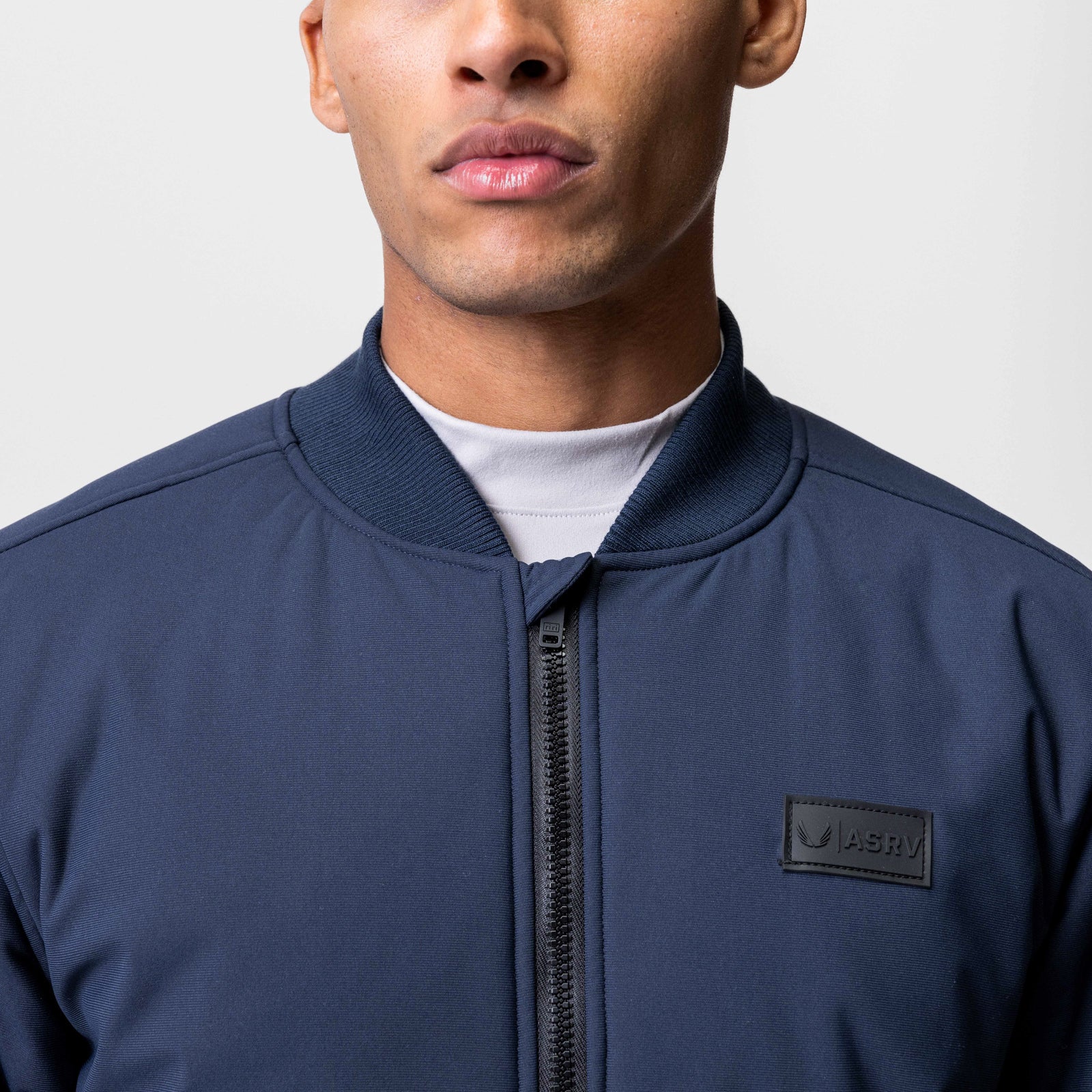0677. Kinterra™ Weatherproof Bomber Jacket - Navy - Image 5