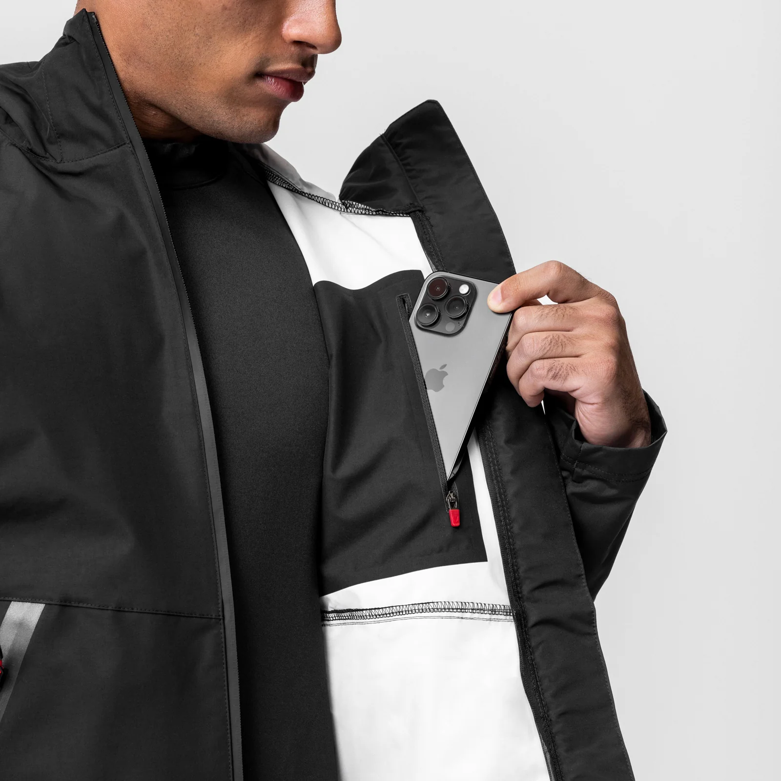 0678. Hipora® Tech Parka - Black - Image 5