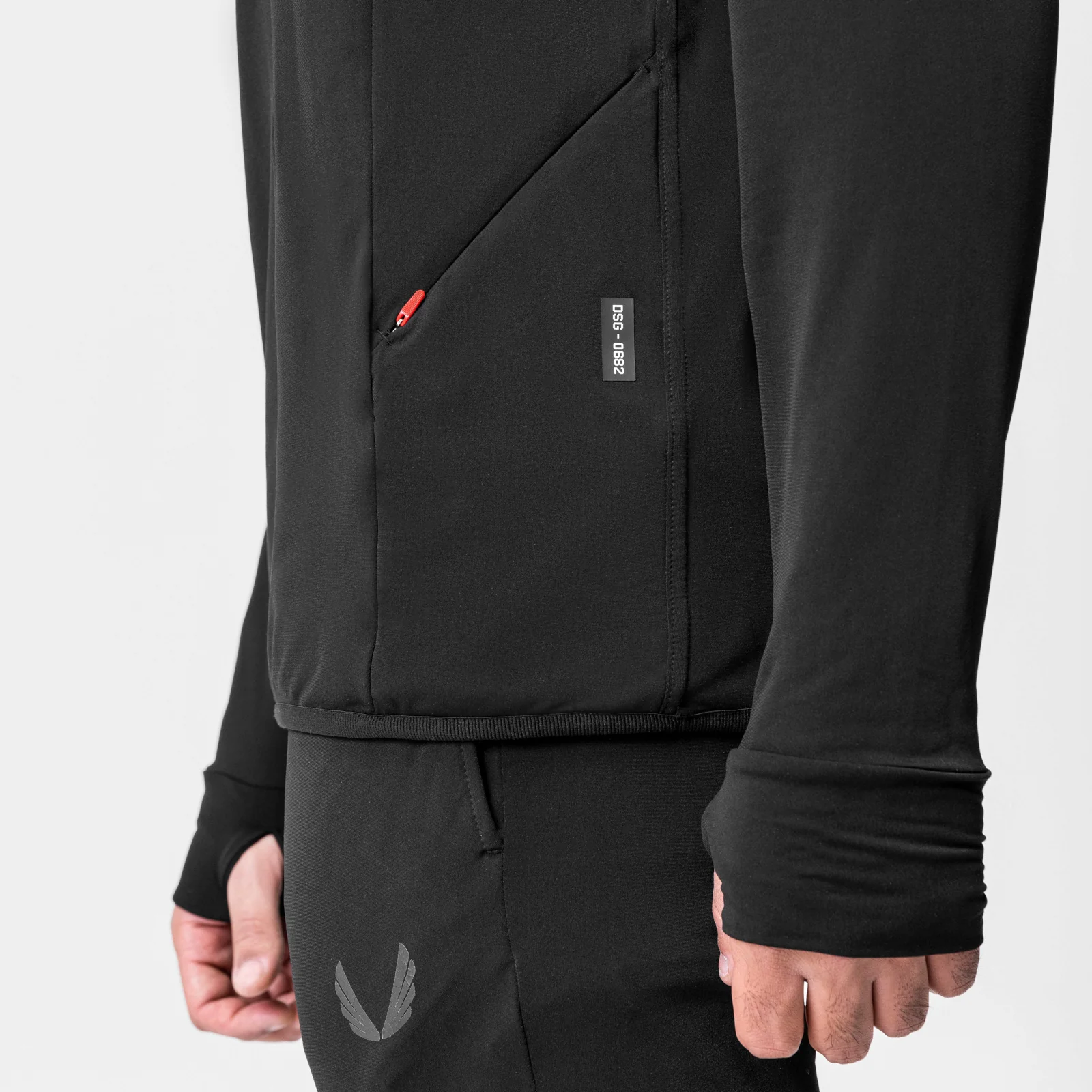 0682. Training Hoodie - Black - Image 4
