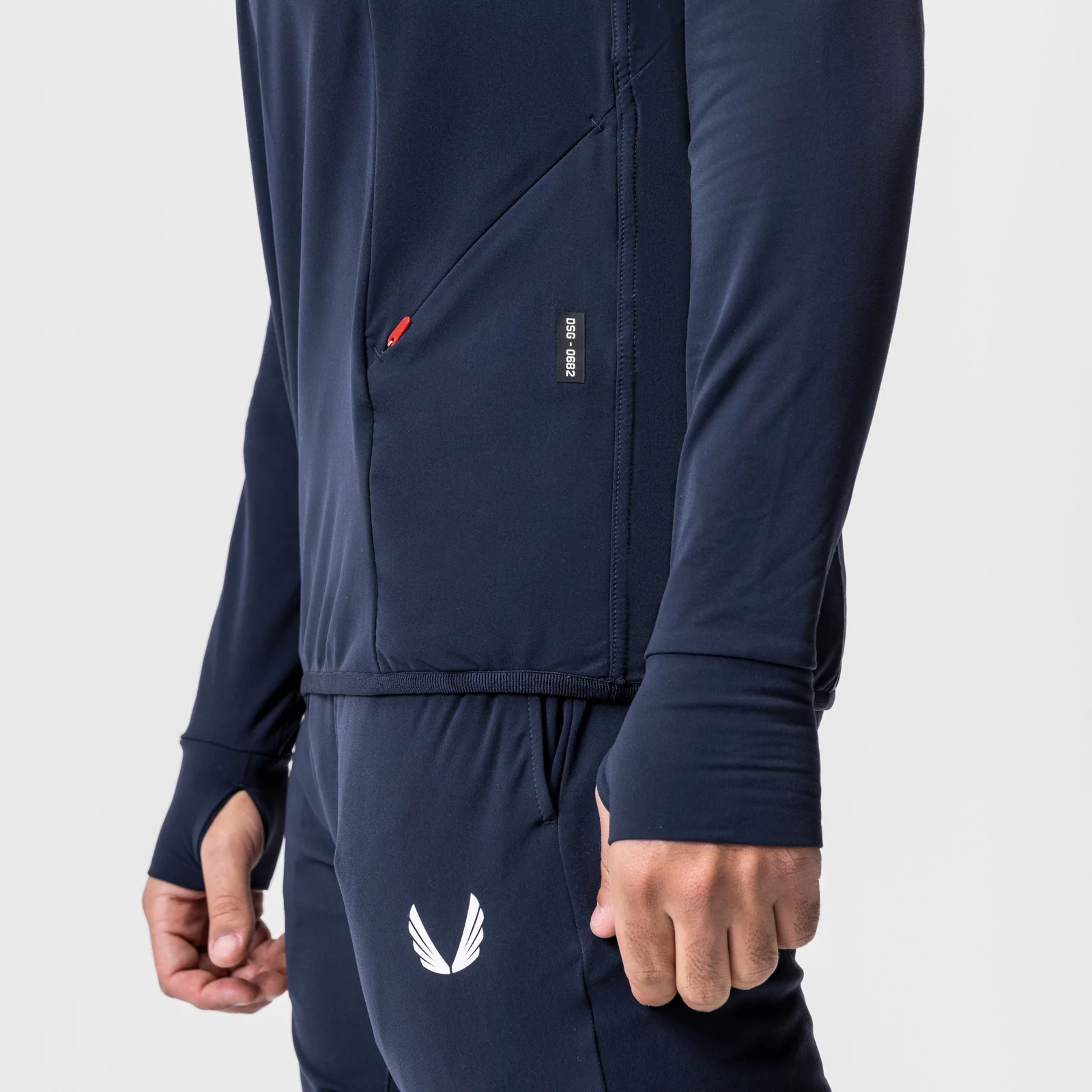 0682. Training Hoodie - Navy - Image 4