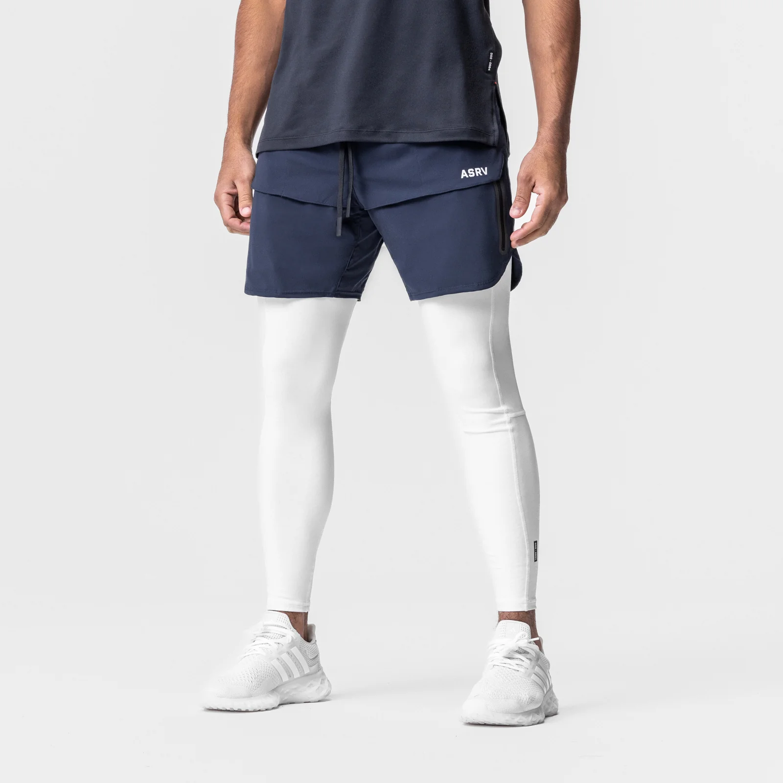 0689. Tetra-Lite® 7" Tech Short - Navy - Image 2