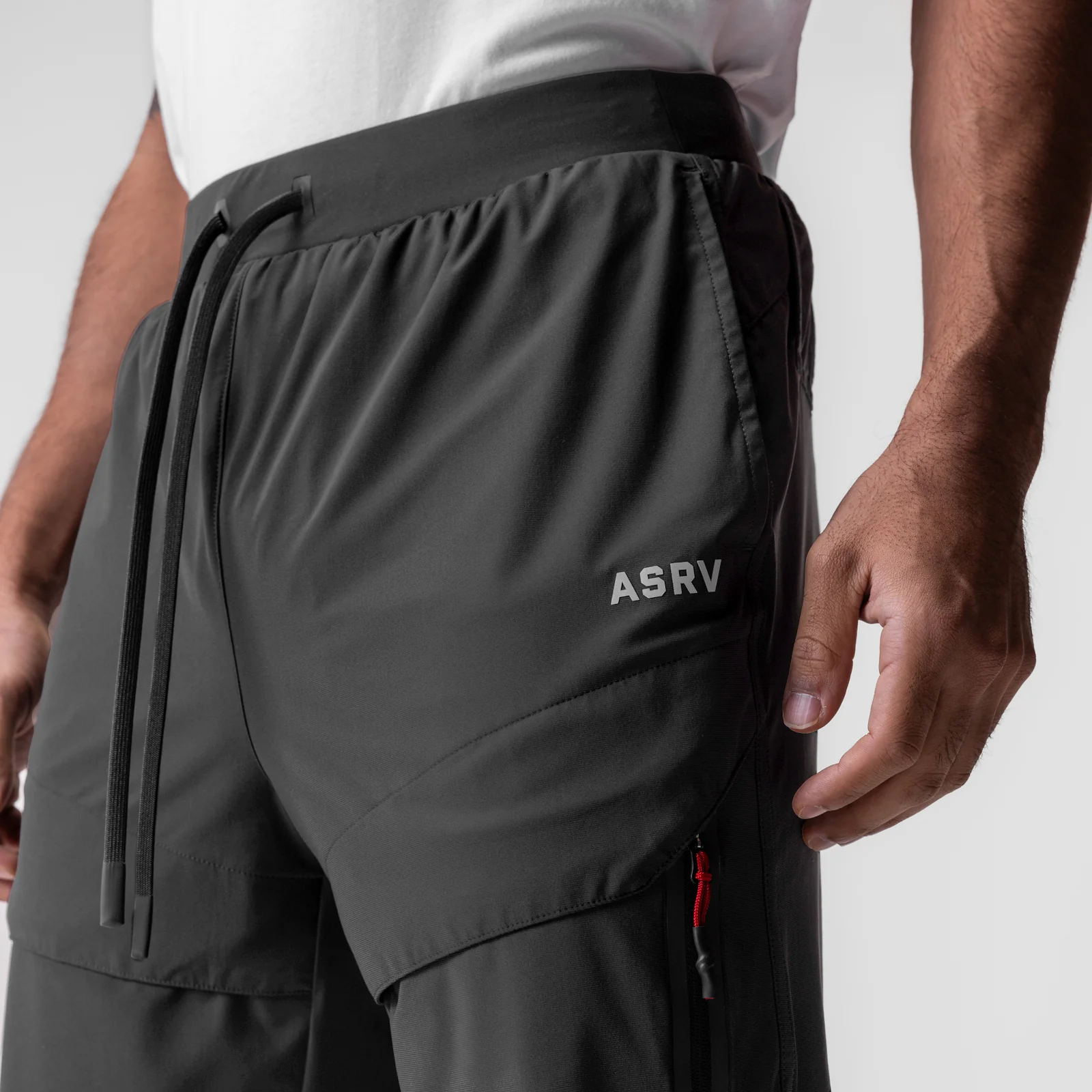 0690. Tetra-Lite® Tech High Rib Jogger - Space Grey - Image 5