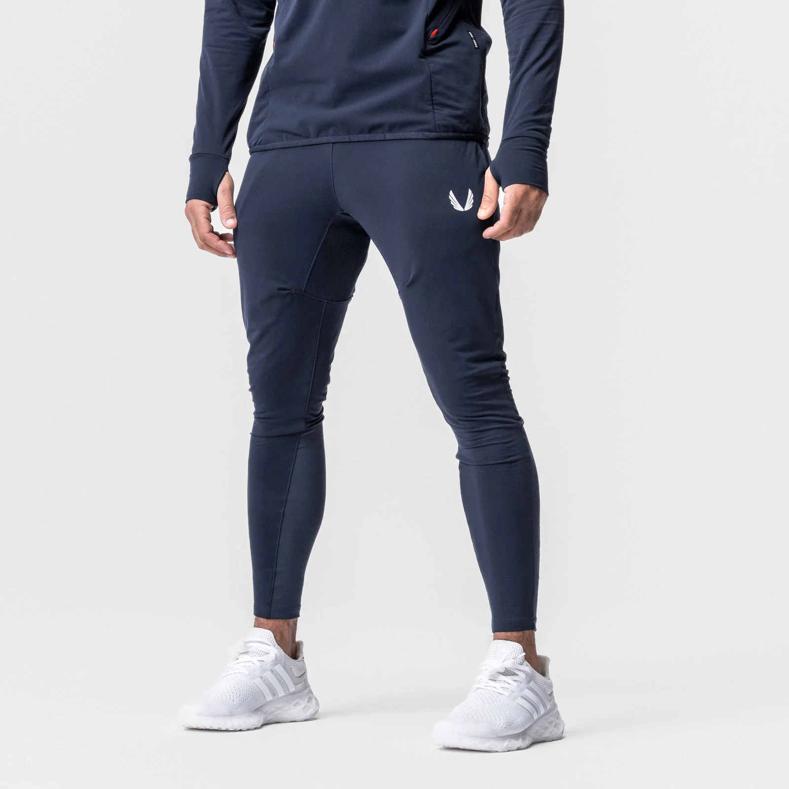 0694. Thermal Hybrid Jogger - Navy - Image 2