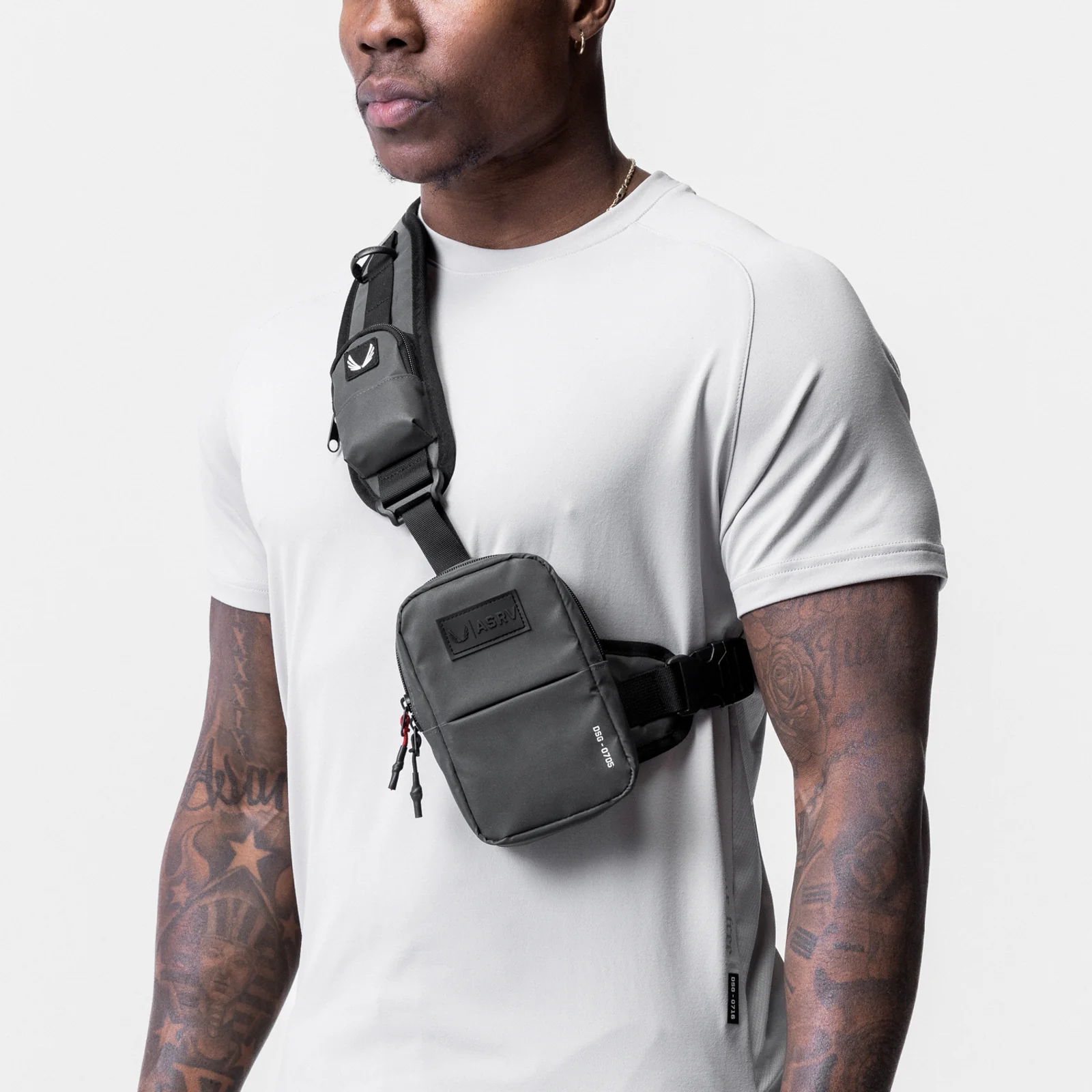 0705. Reflective Holster Sling Bag - Reflective - Image 3