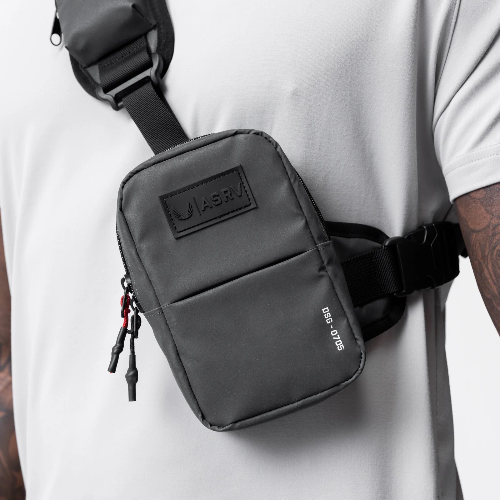 0705. Reflective Holster Sling Bag - Reflective - Image 5