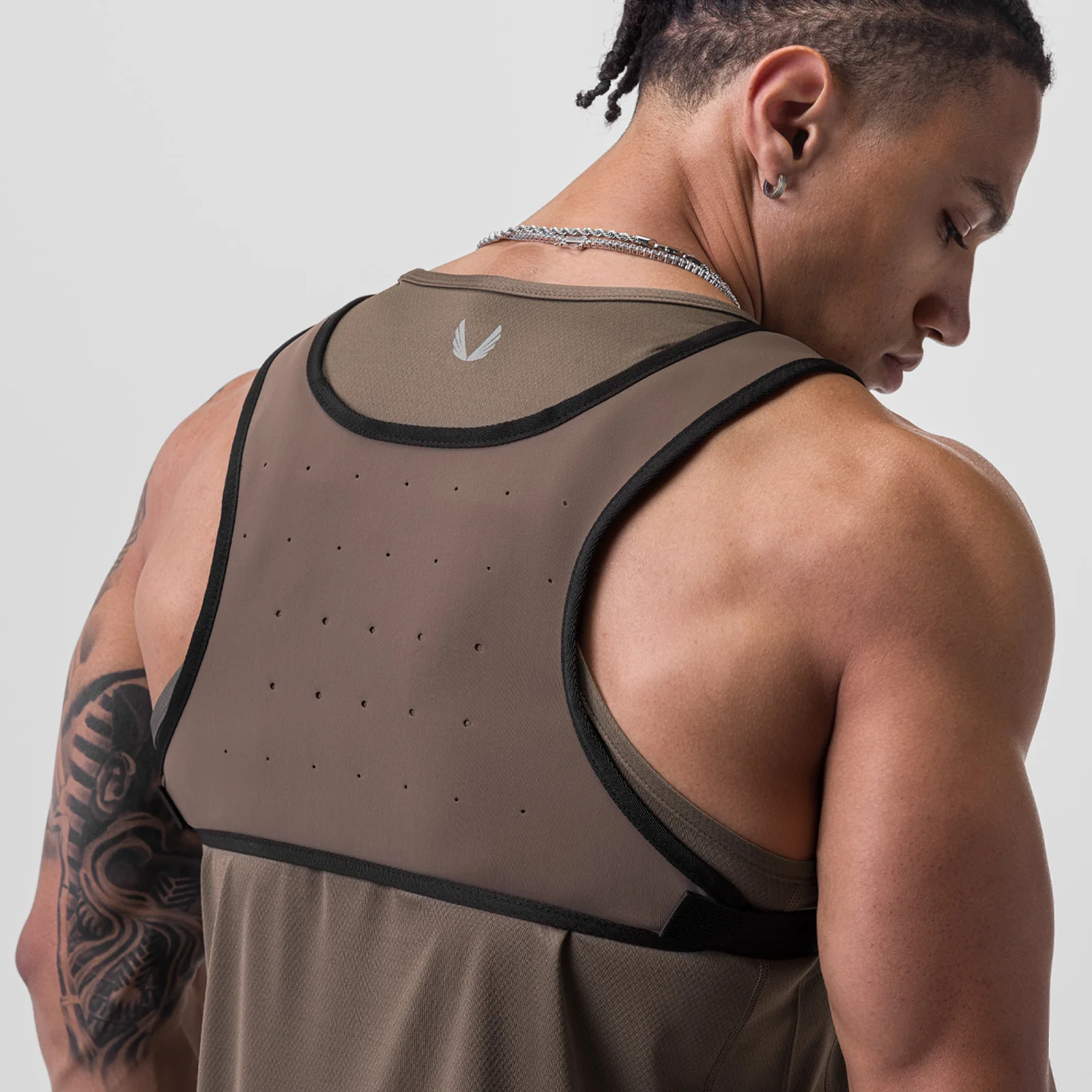 0711. Cordura® Lightweight Chest Pack - Deep Taupe - Image 3