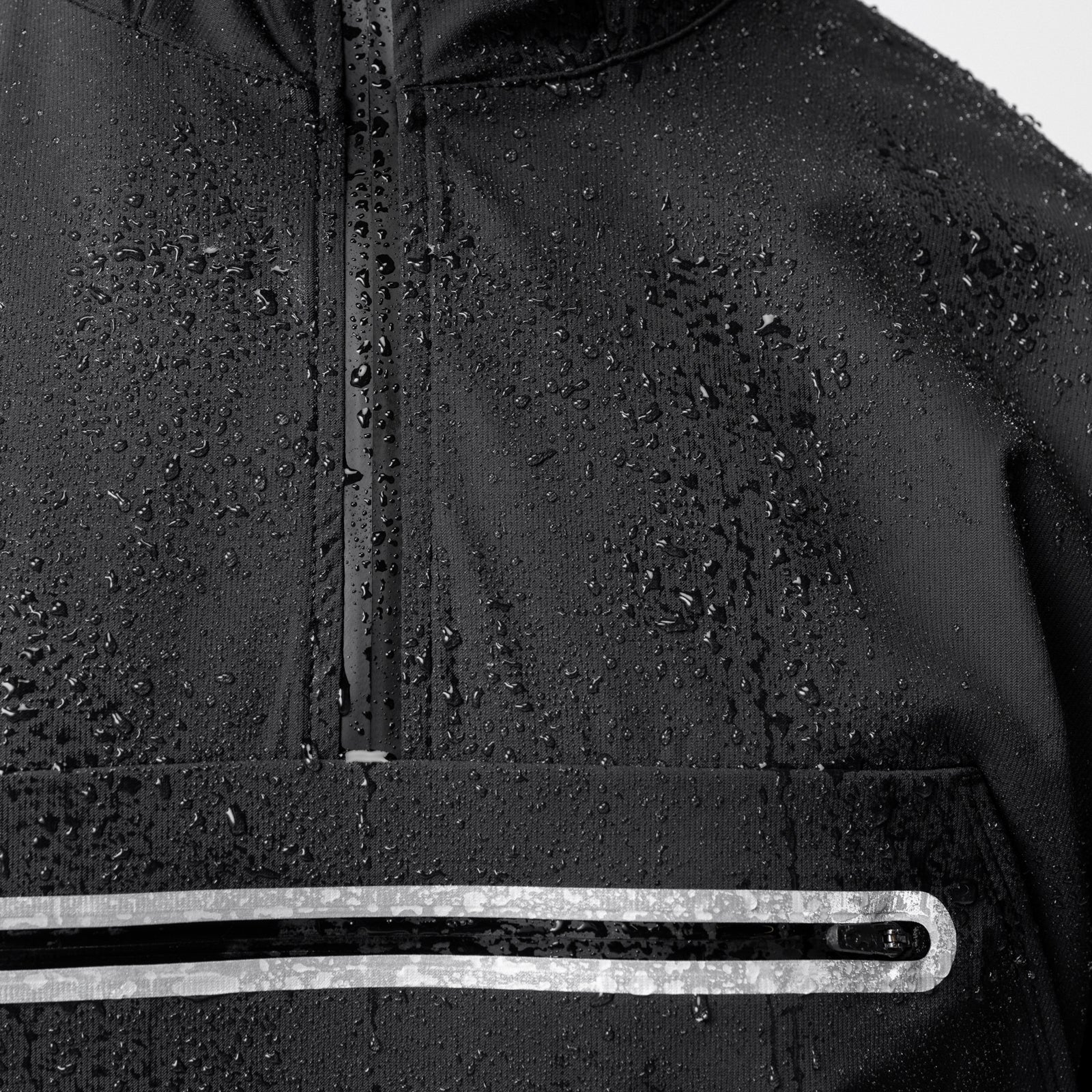 0717. Weather-Ready Anorak Jacket - Black - Image 5
