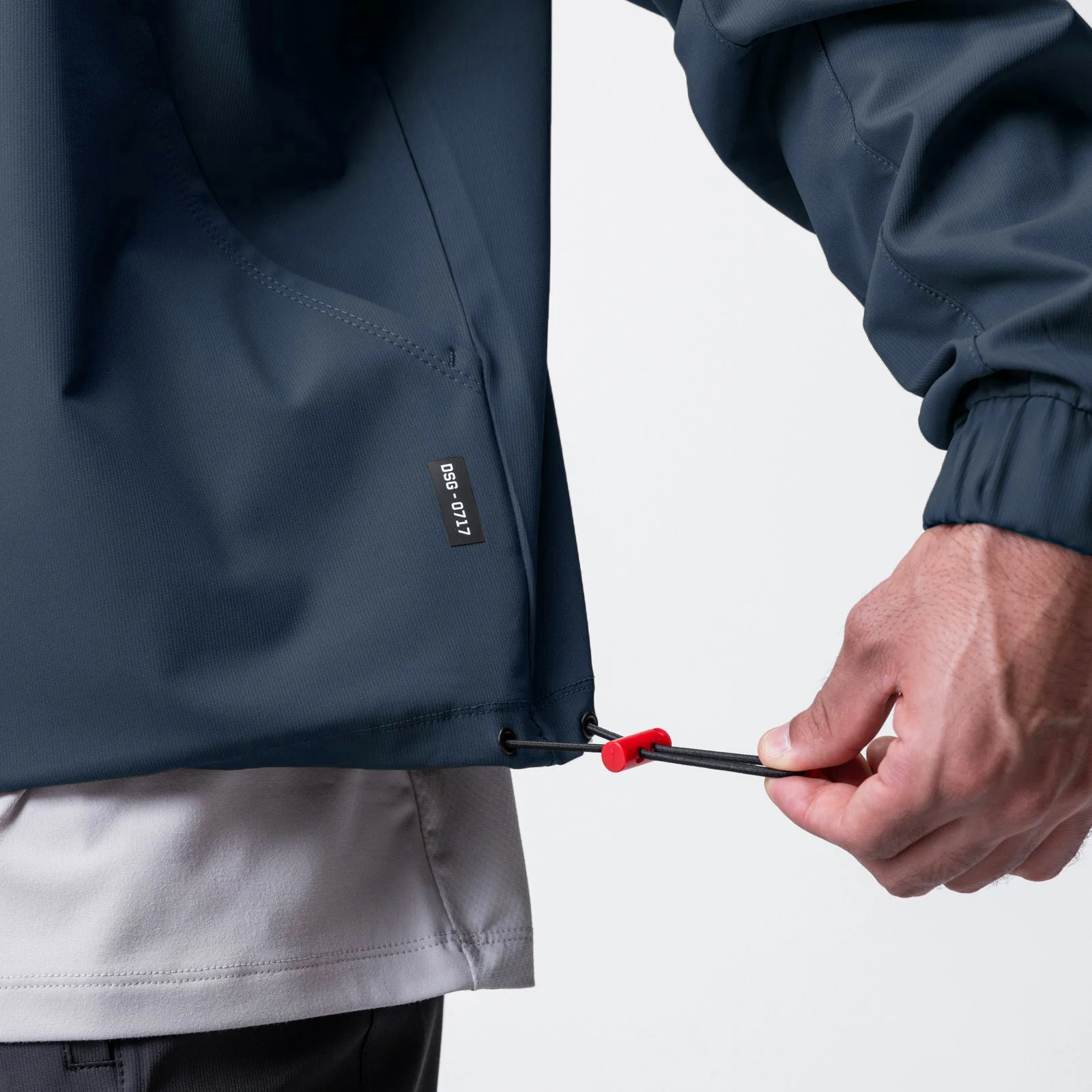 0717. Weather-Ready Anorak Jacket - Navy - Image 6