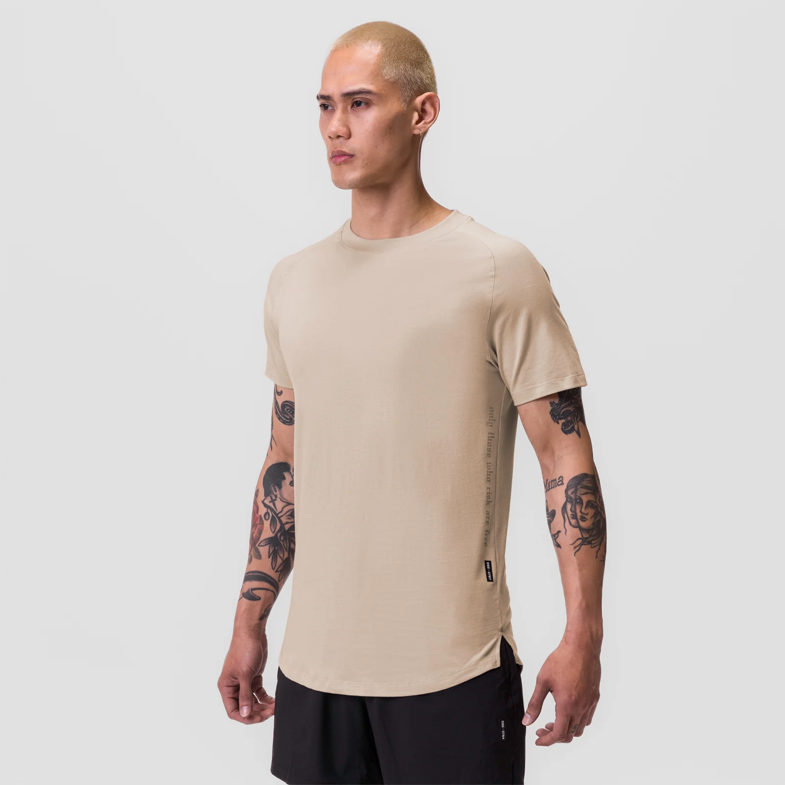 0767. Supima® Established Tee - Beige - Image 2