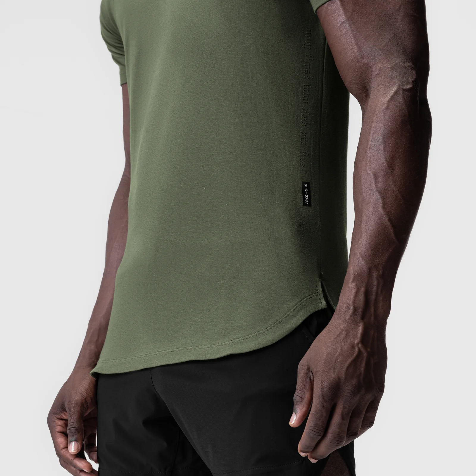 0767. Supima® Established Tee - Olive - Image 5