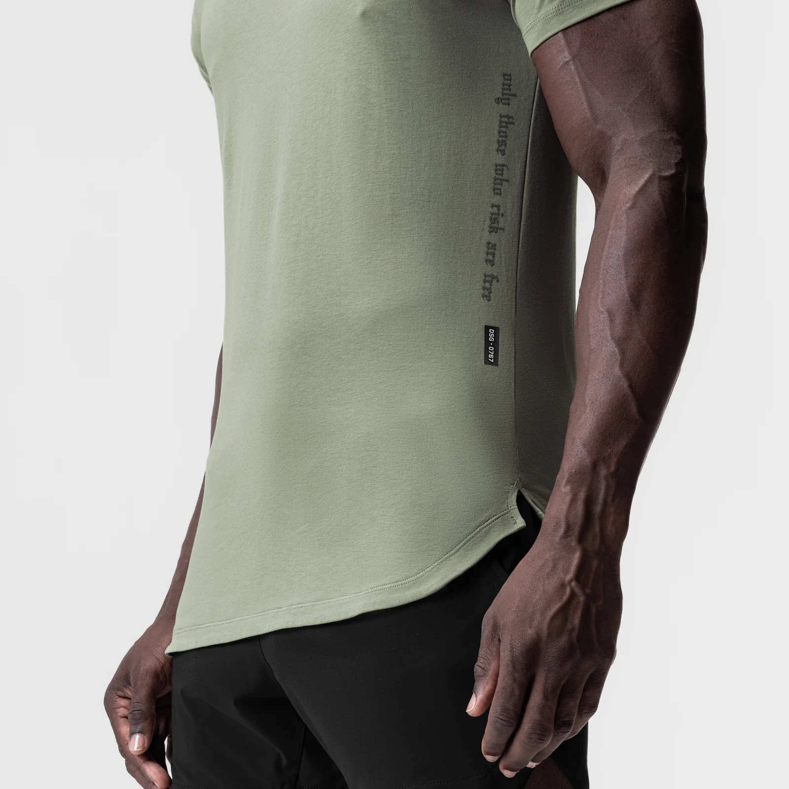 0767. Supima® Established Tee - Sage - Image 5