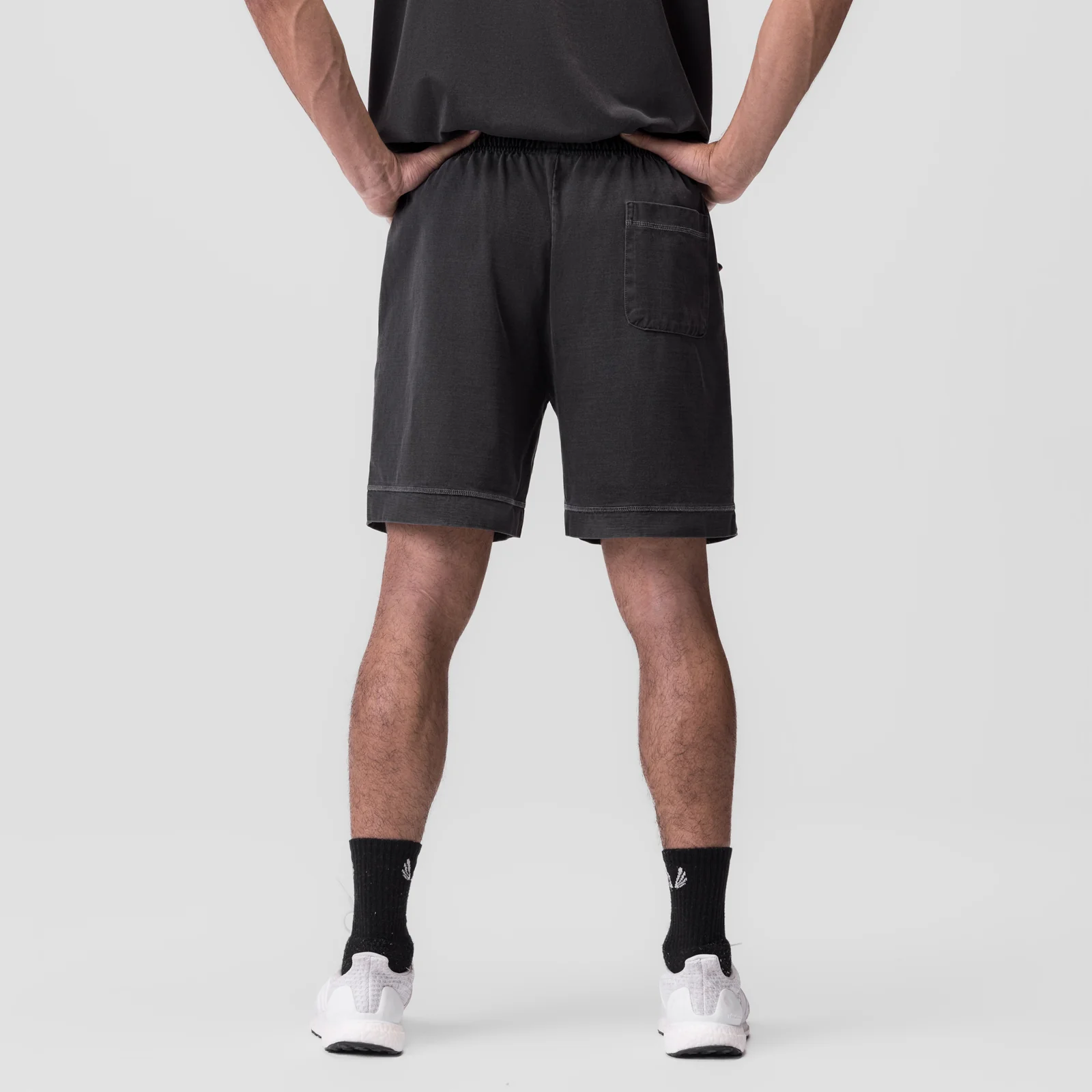 0782. Tech Essential™ Sweat Short - Faded Grey - Image 3