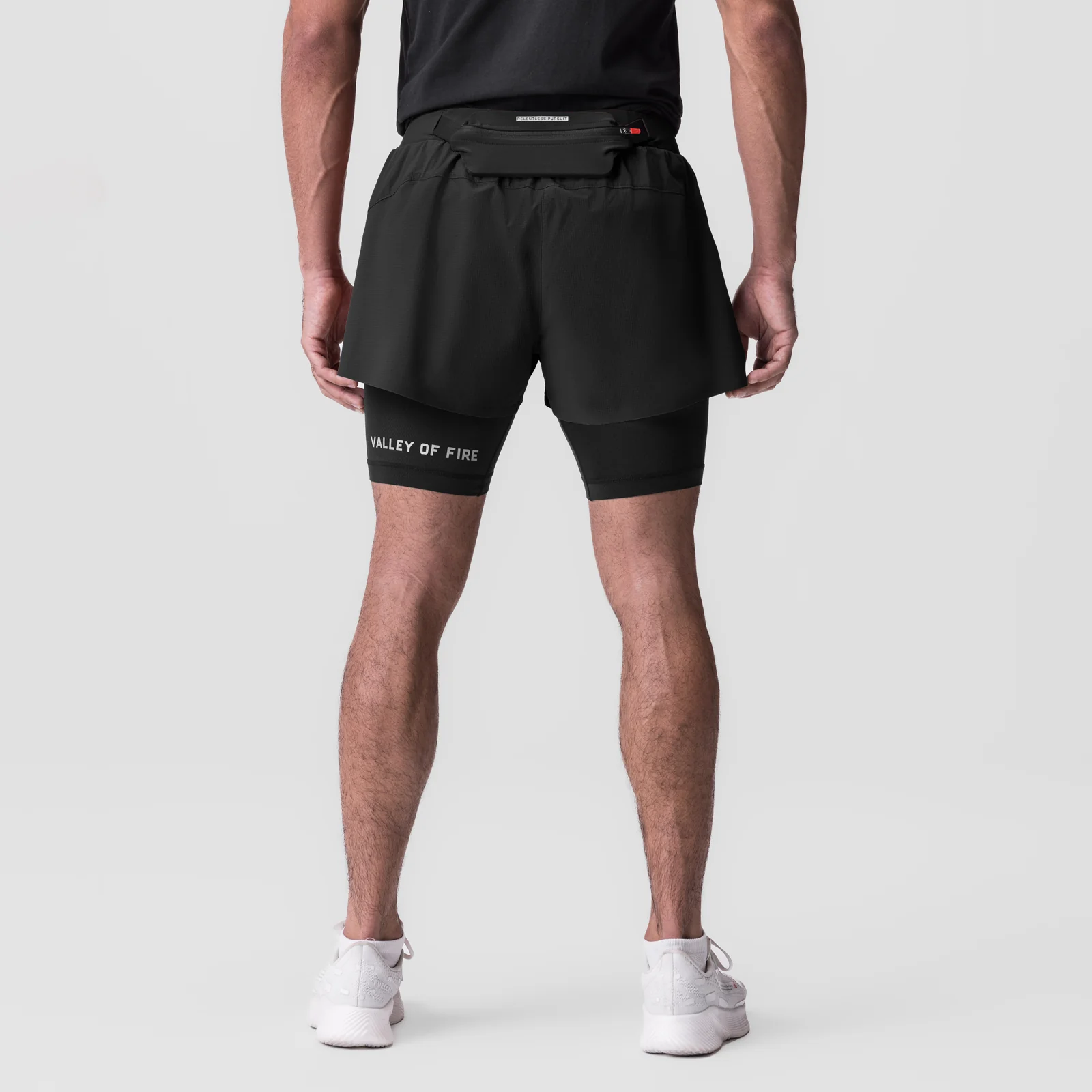 0786. Ripstop 3" Belt Pack Short - Dusk Black/Black - Image 4