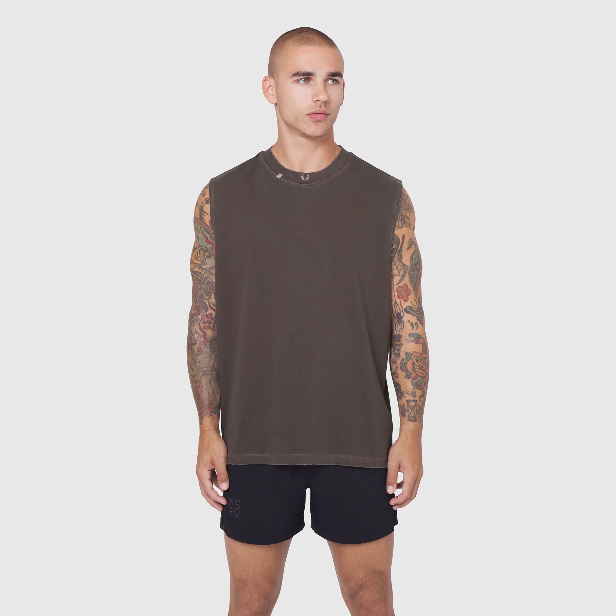 0807. Tech Essential™ Relaxed Cutoff - Faded Dark Earth - Image 7
