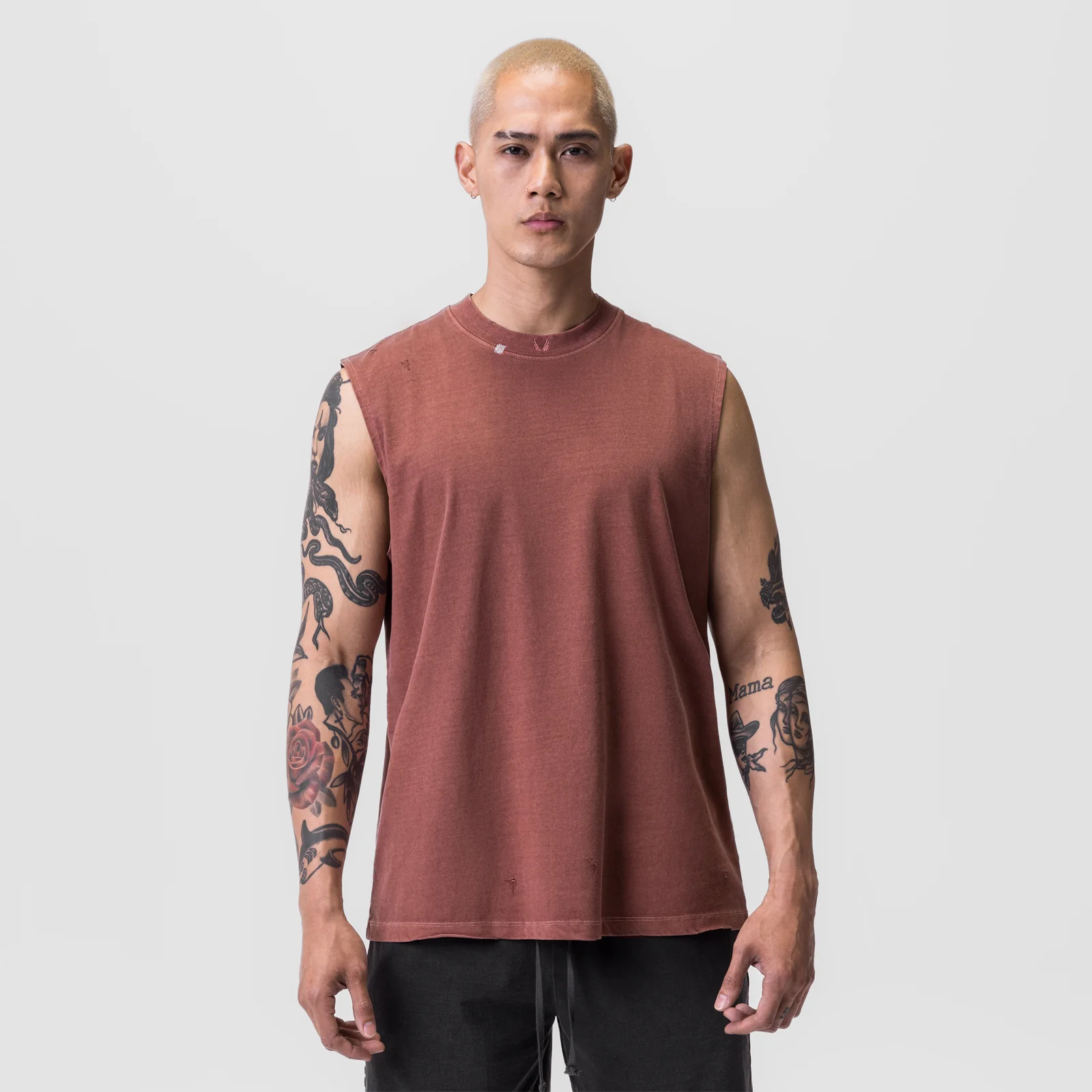 0807. Tech Essential™ Relaxed Cutoff - Faded Brick - Image 2