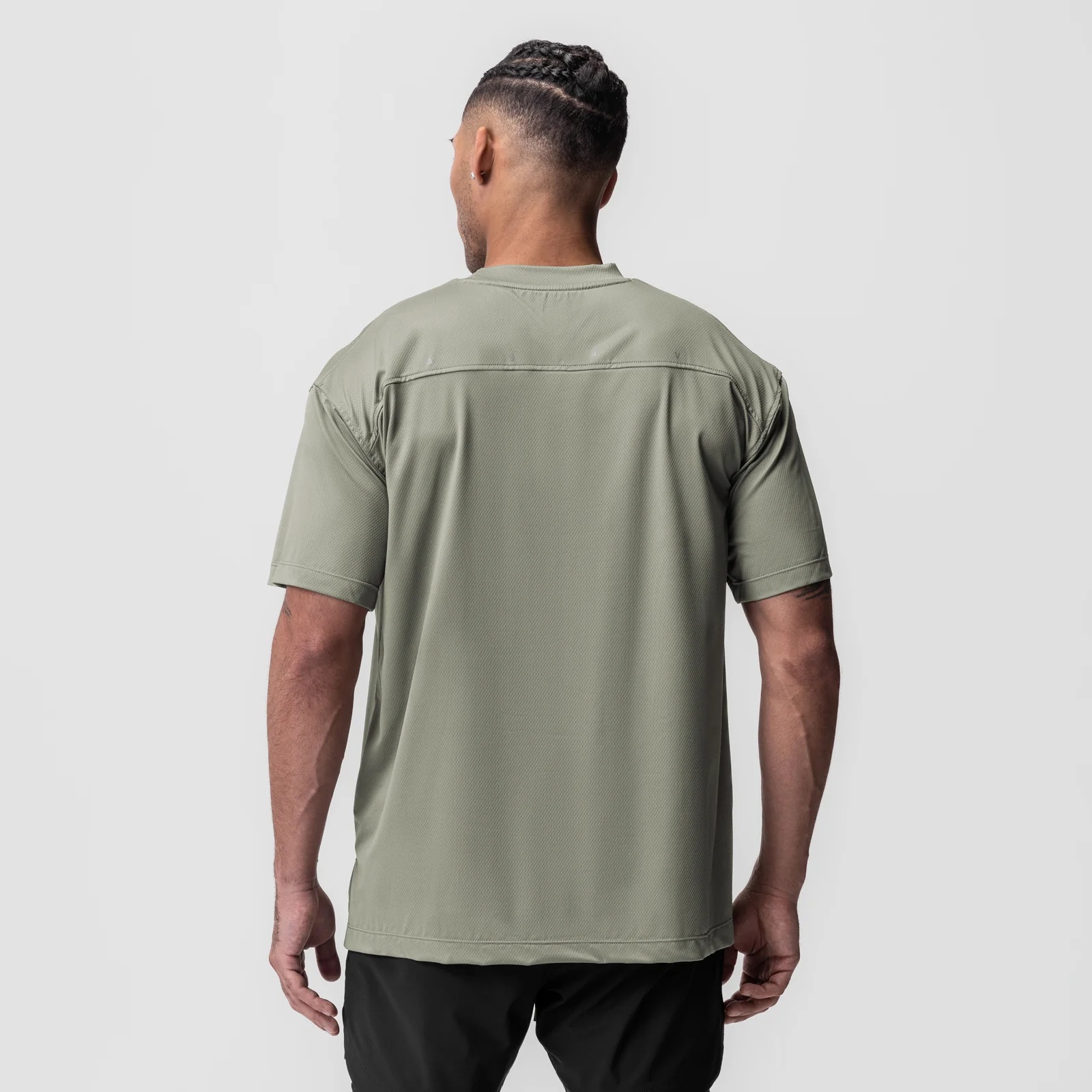 0822. AeroSilver® Oversized Tee - Sage - Image 3