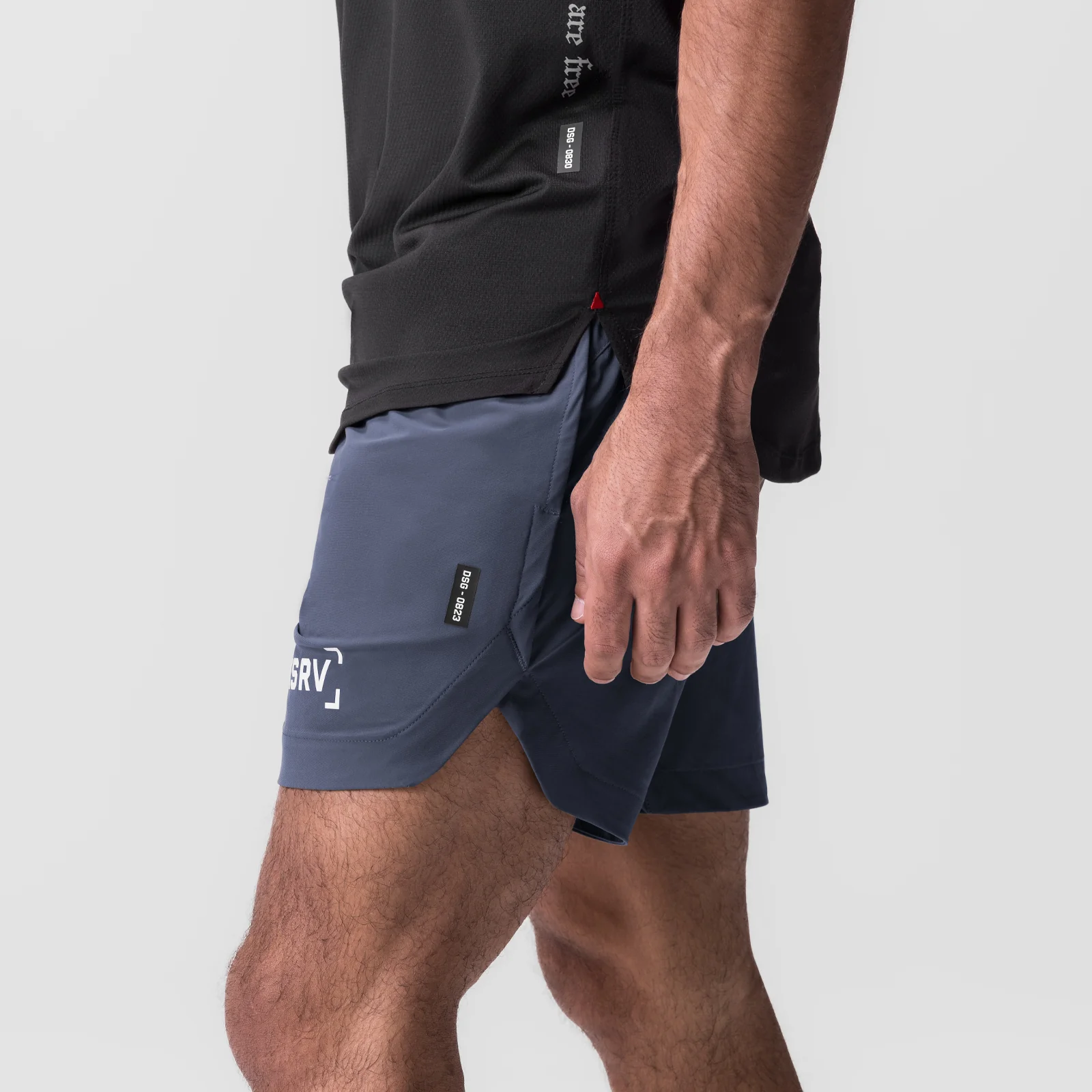 0823. Tetra-Lite® 7" Linerless Short - Navy "Bracket" - Image 4