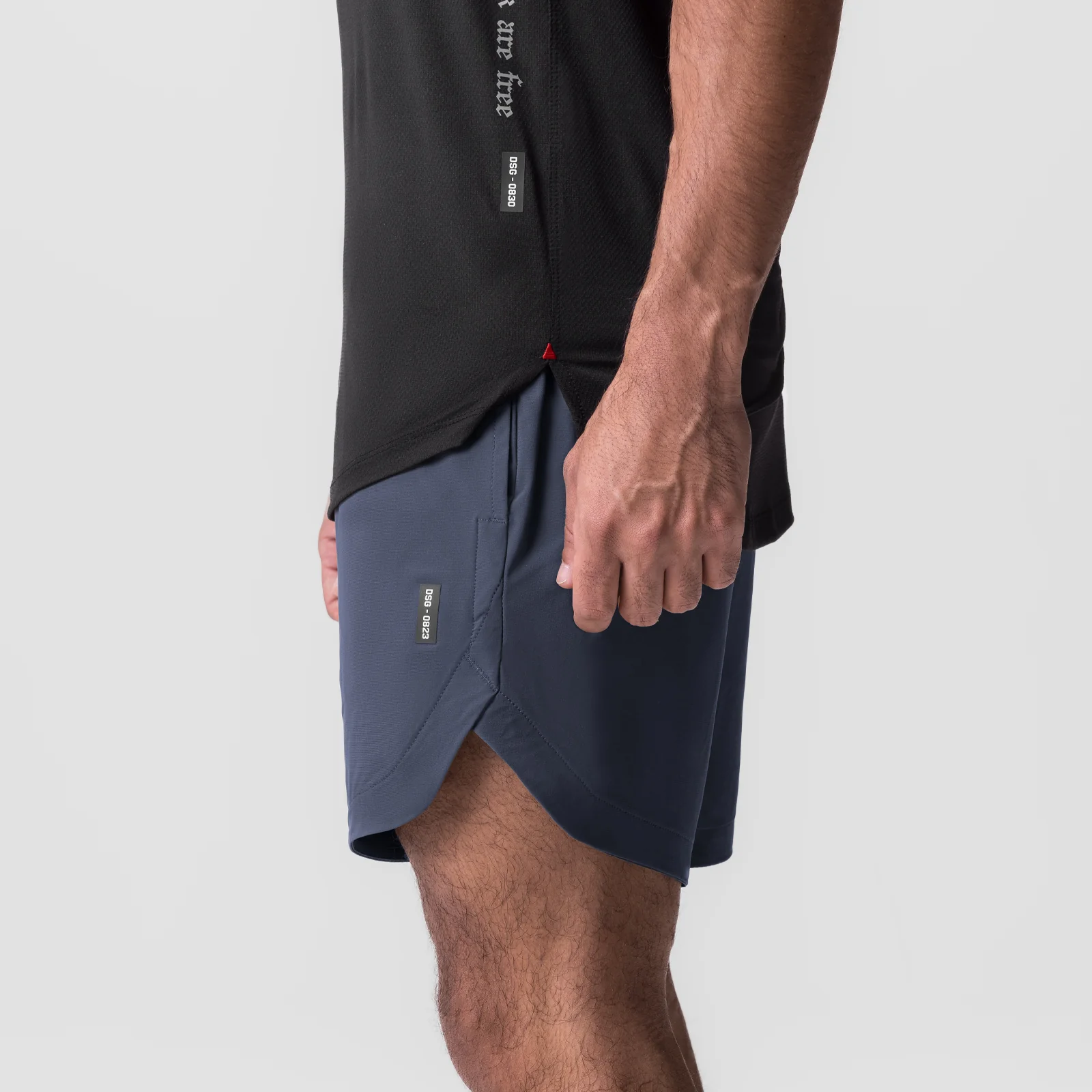 0823. Tetra-Lite® 7" Linerless Short - Navy "Wings" - Image 4