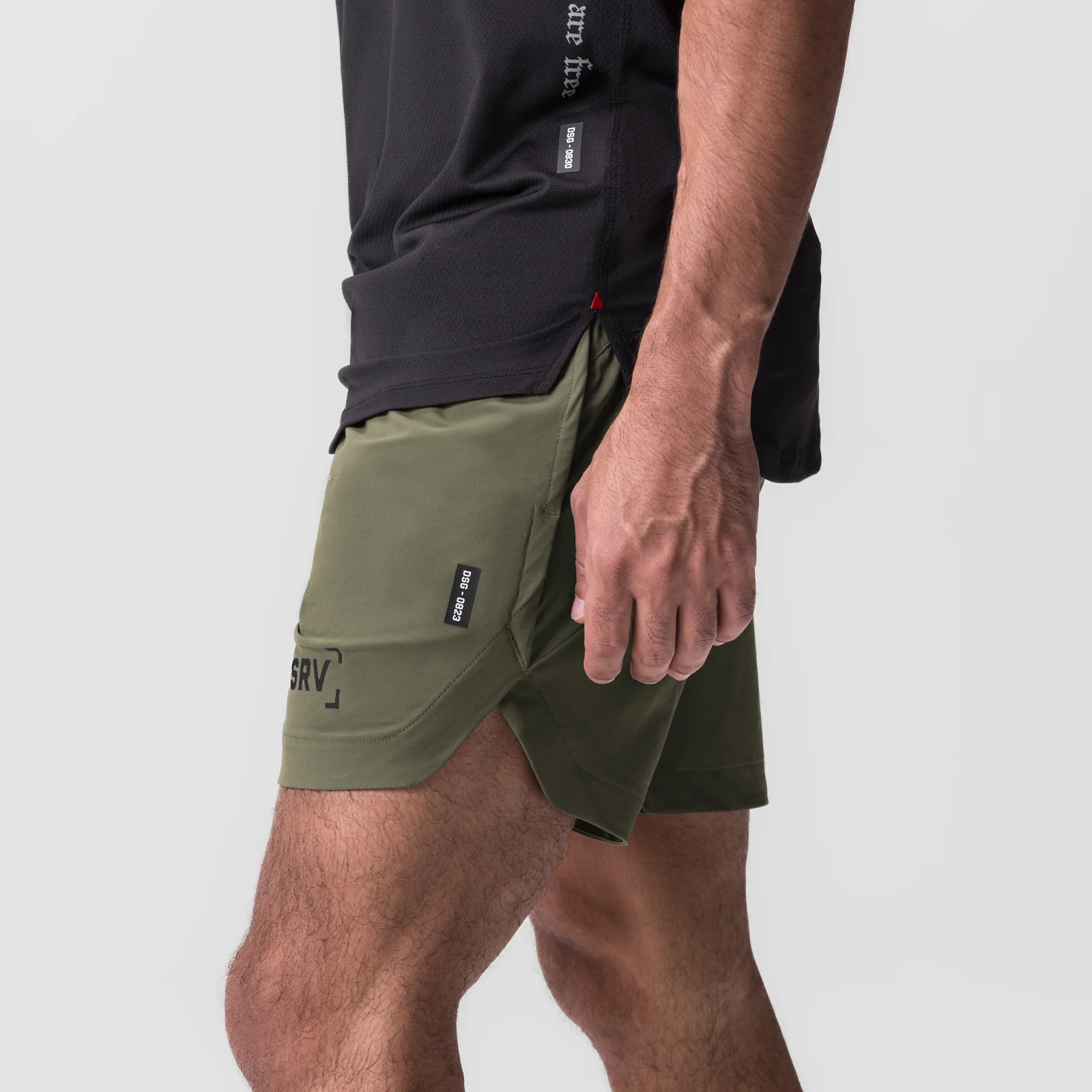 0823. Tetra-Lite® 7" Linerless Short - Olive "Bracket" - Image 4