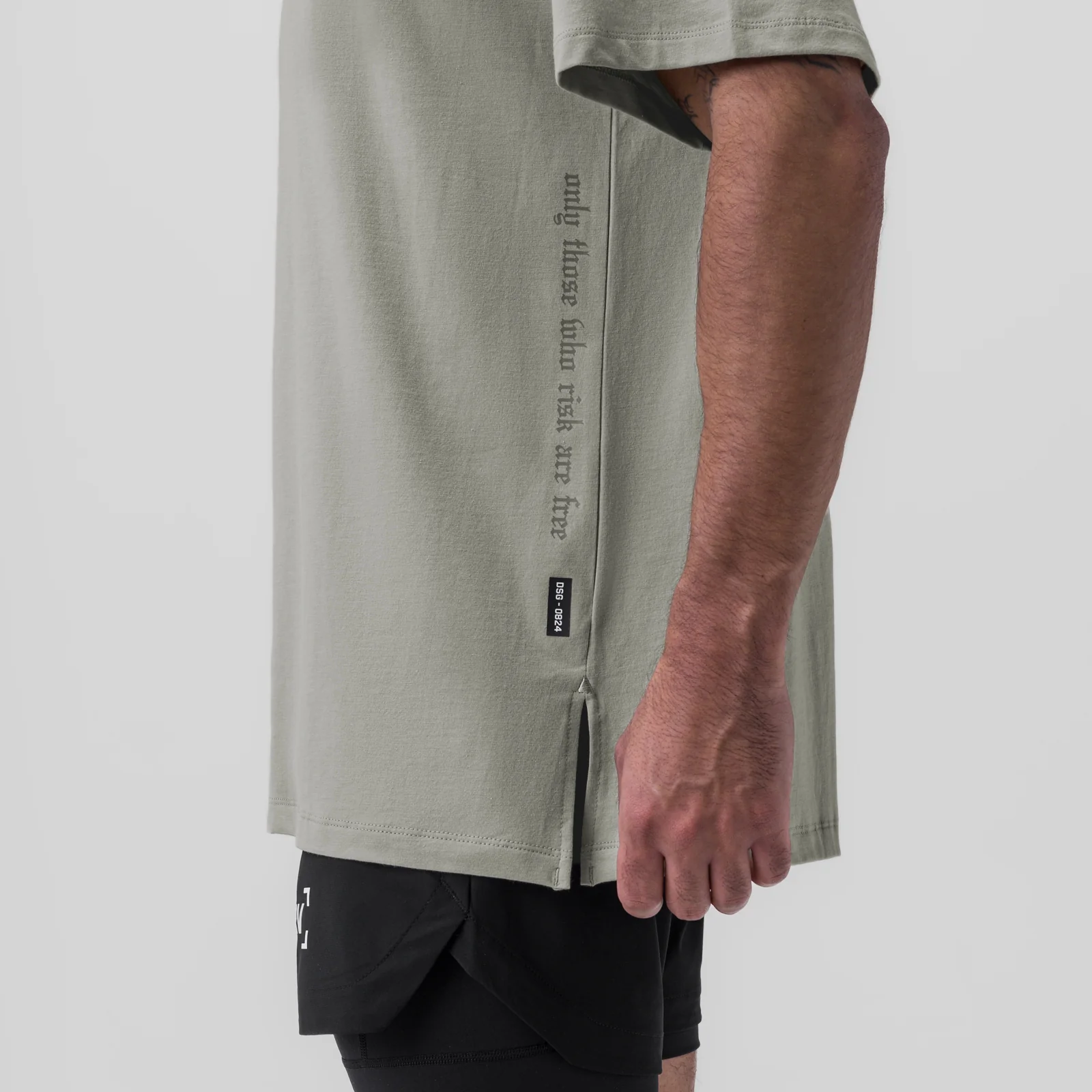0824. Supima® Oversized Tee - Sage - Image 4