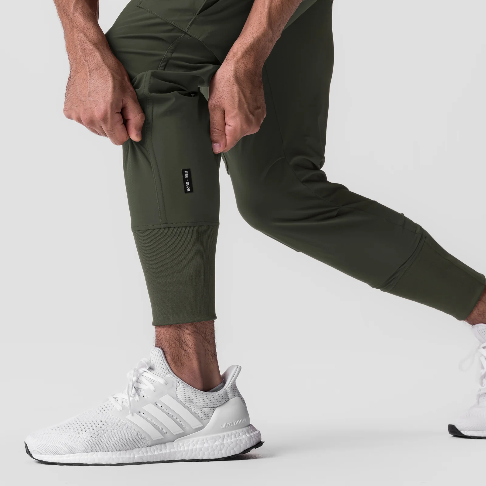 0825. Tetra-Lite® Cargo High Rib Jogger - Olive - Image 3