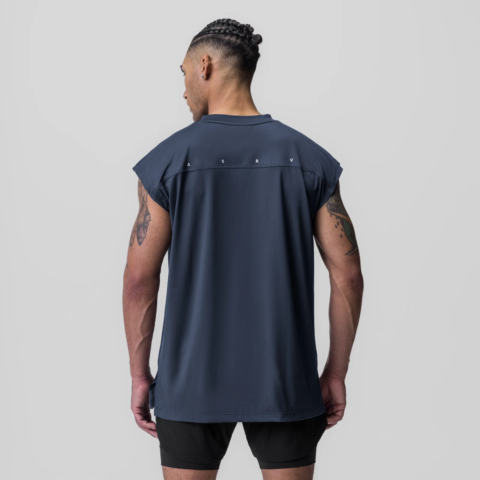 0829. Silver-Lite™ 2.0 Oversized Cutoff - Navy "OTWR" - Image 3