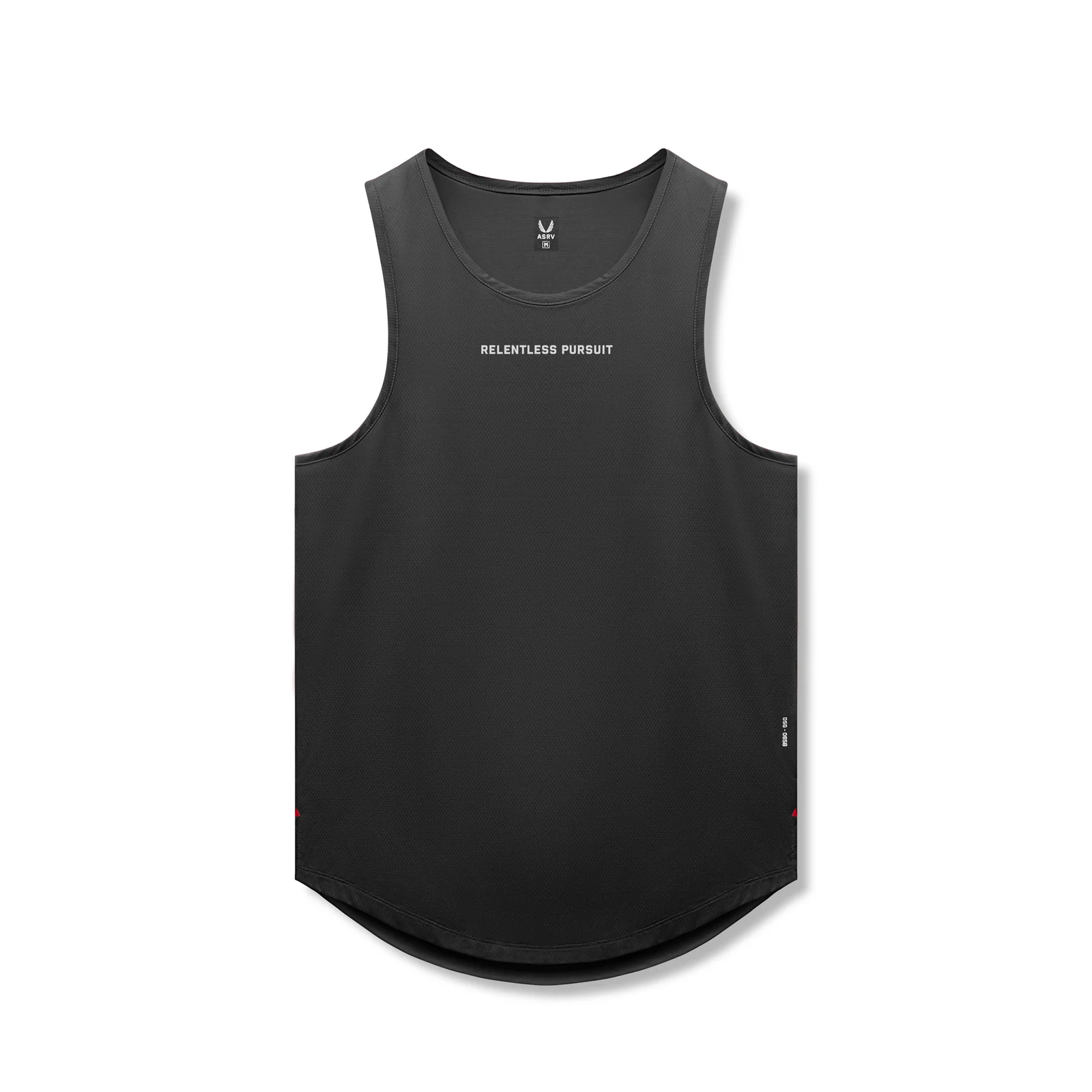 0830. AeroSilver® Tank Top - Black "RP"