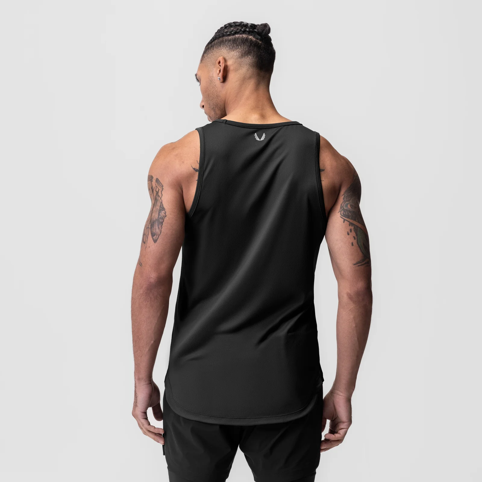 0830. AeroSilver® Tank Top - Black "RP" - Image 3