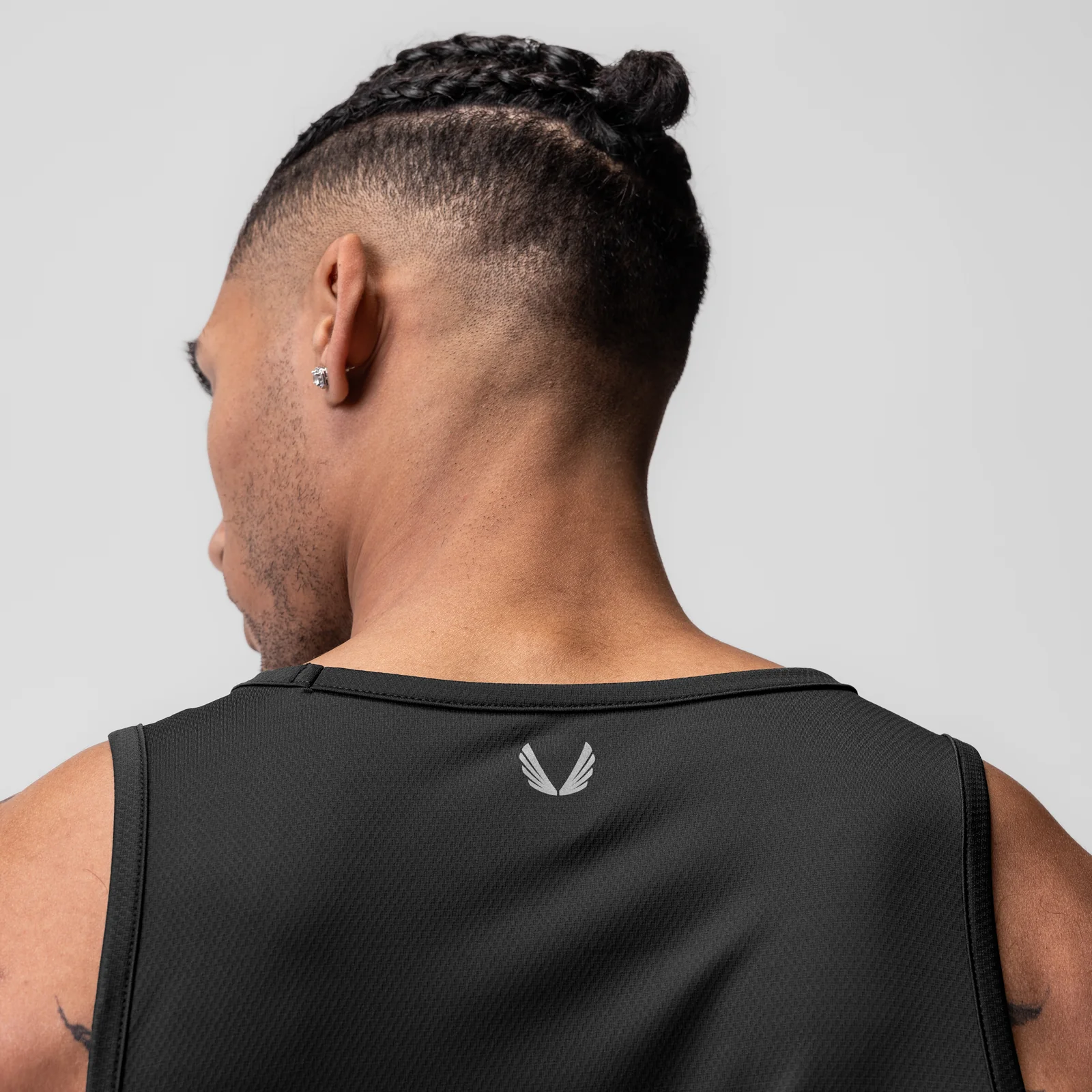 0830. AeroSilver® Tank Top - Black "RP" - Image 4