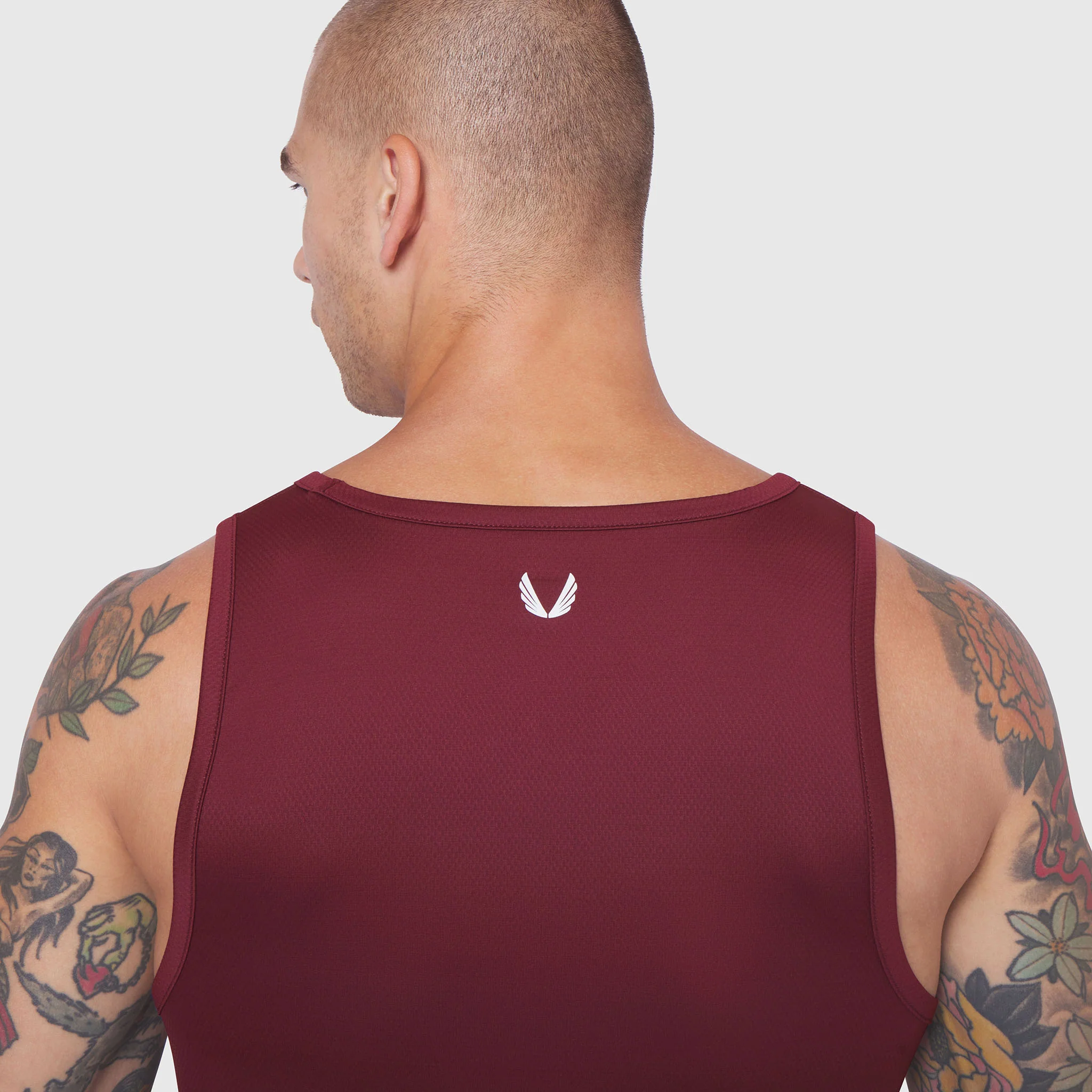0830. AeroSilver® Tank Top - Crimson - Image 4