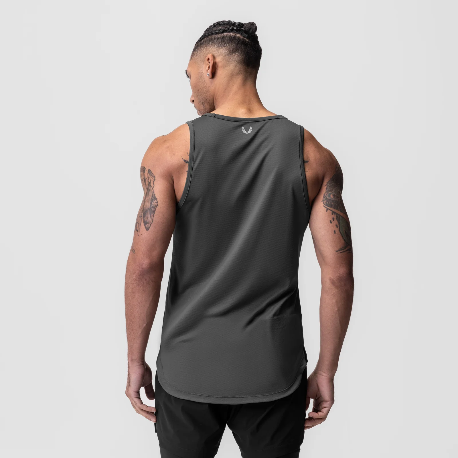 0830. AeroSilver® Tank Top - Space Grey - Image 3