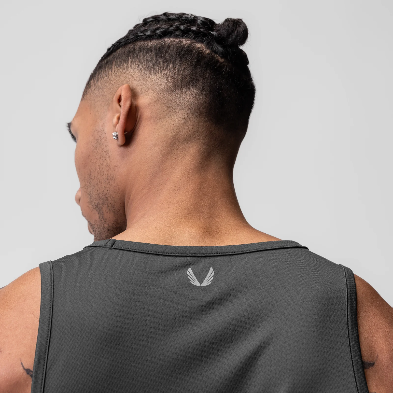 0830. AeroSilver® Tank Top - Space Grey - Image 4