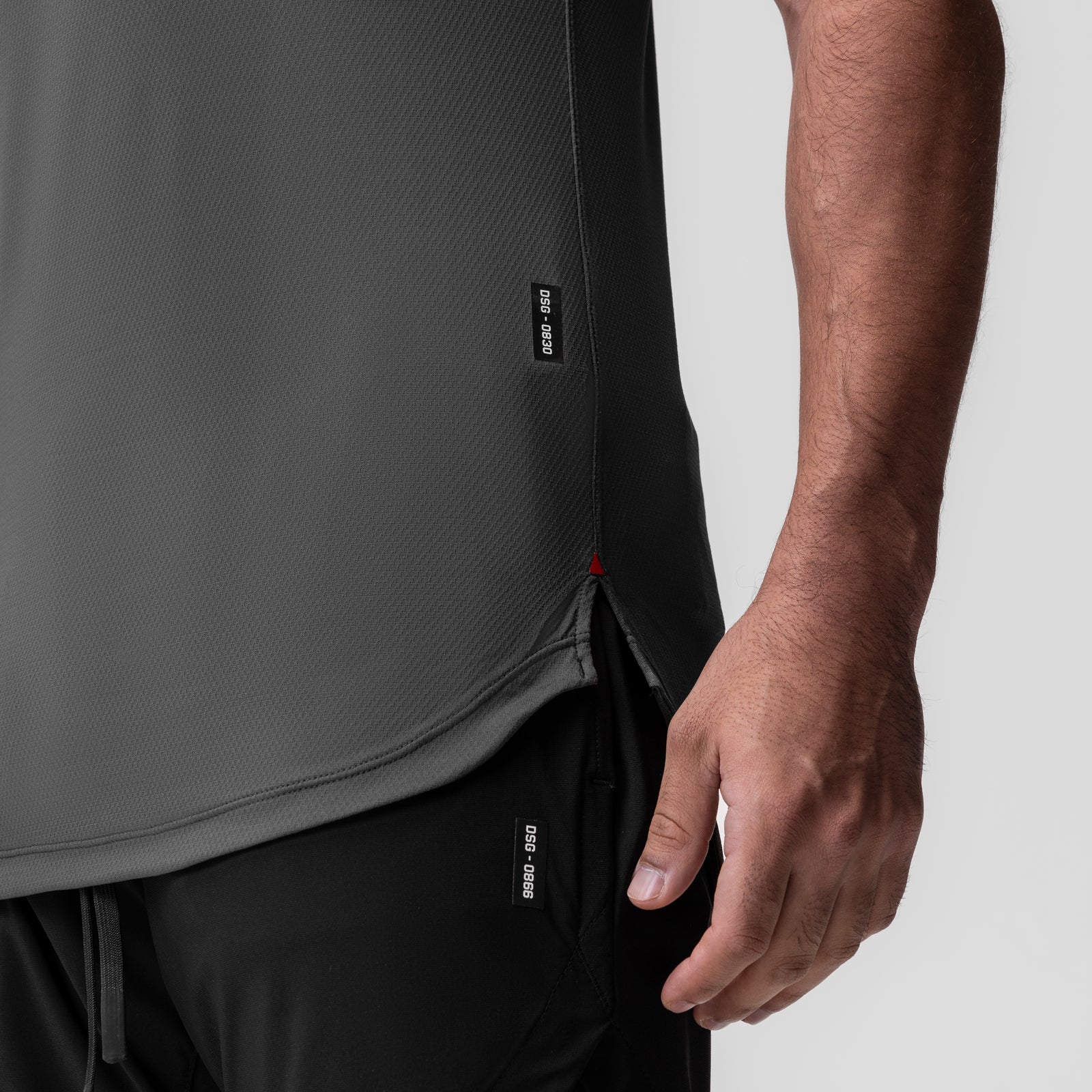 0830. AeroSilver® Tank Top - Space Grey - Image 5