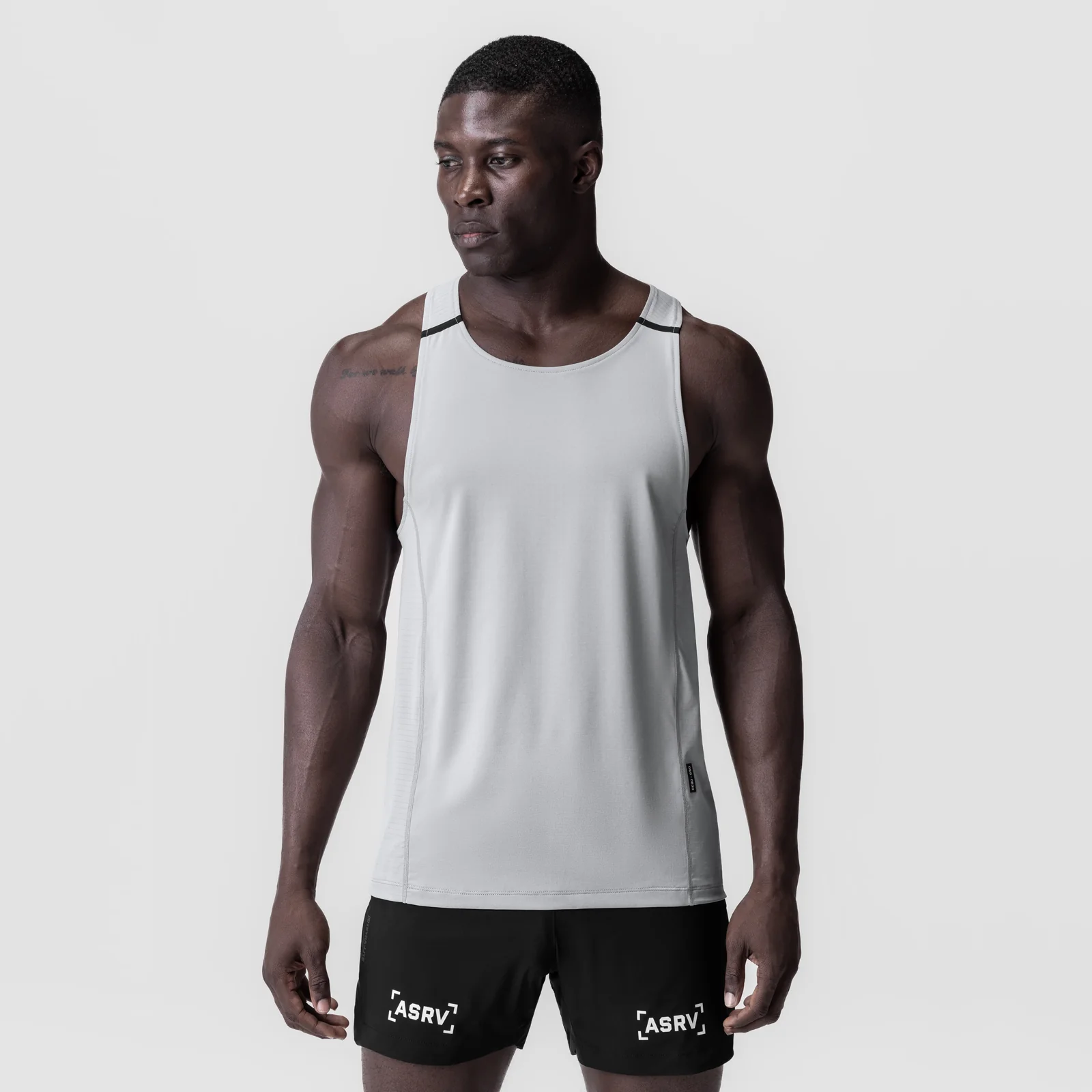 0833. 3D-Lite® 2.0 Lycra® Pro Singlet - Slate Grey - Image 2