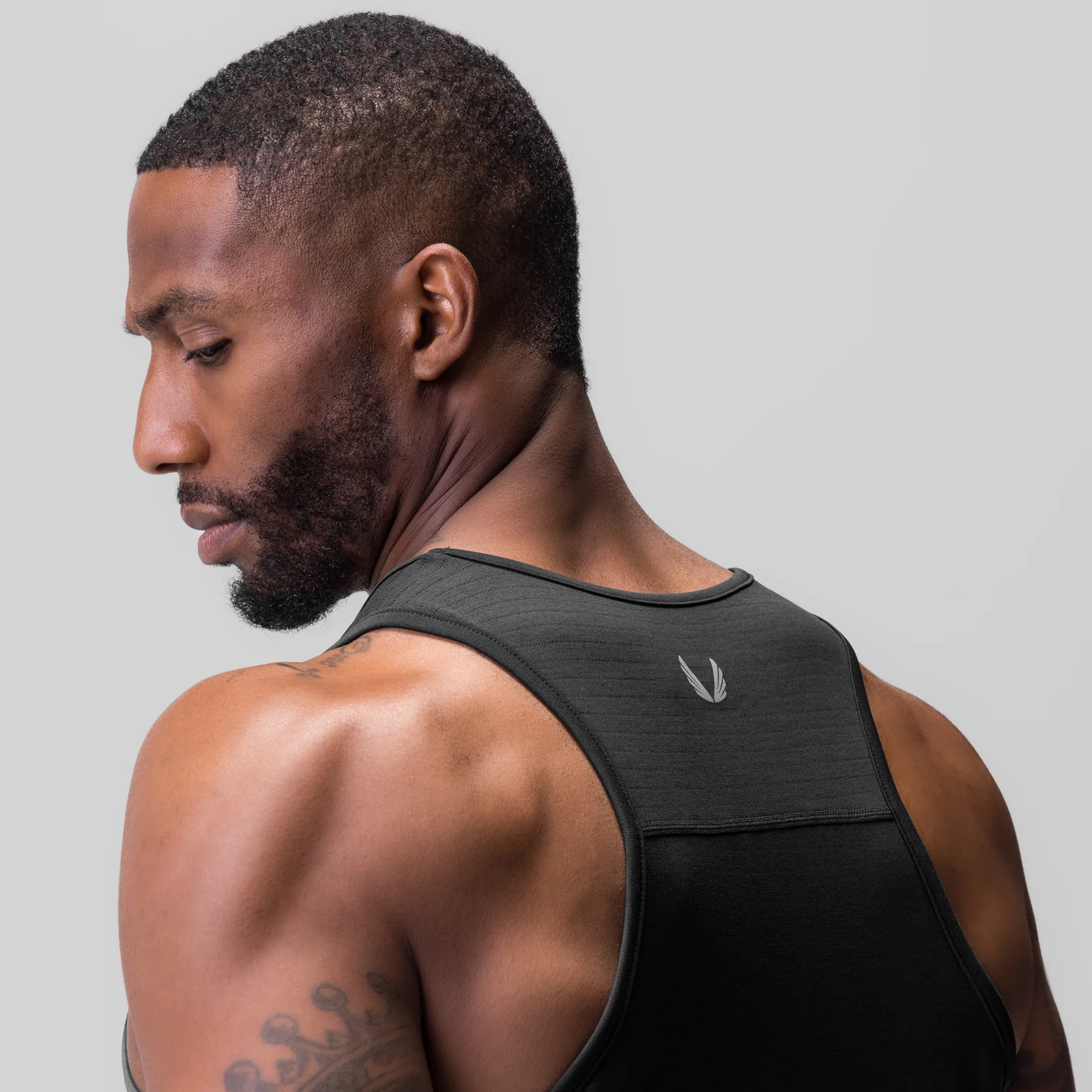 0834. 3D-Lite® 2.0 Training Singlet - Black "OTWR" - Image 3