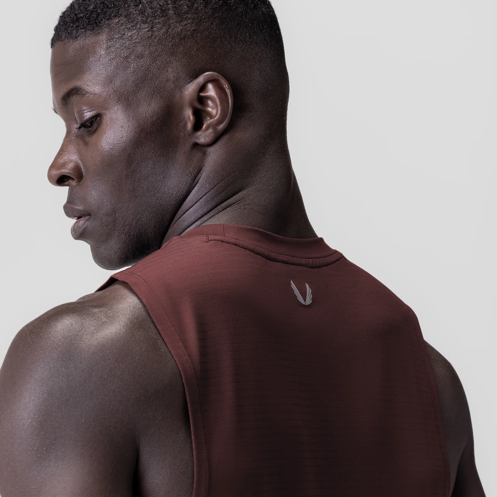 0837. 3D-Lite® 2.0 Lycra® Muscle Tank - Crimson "RP" - Image 5