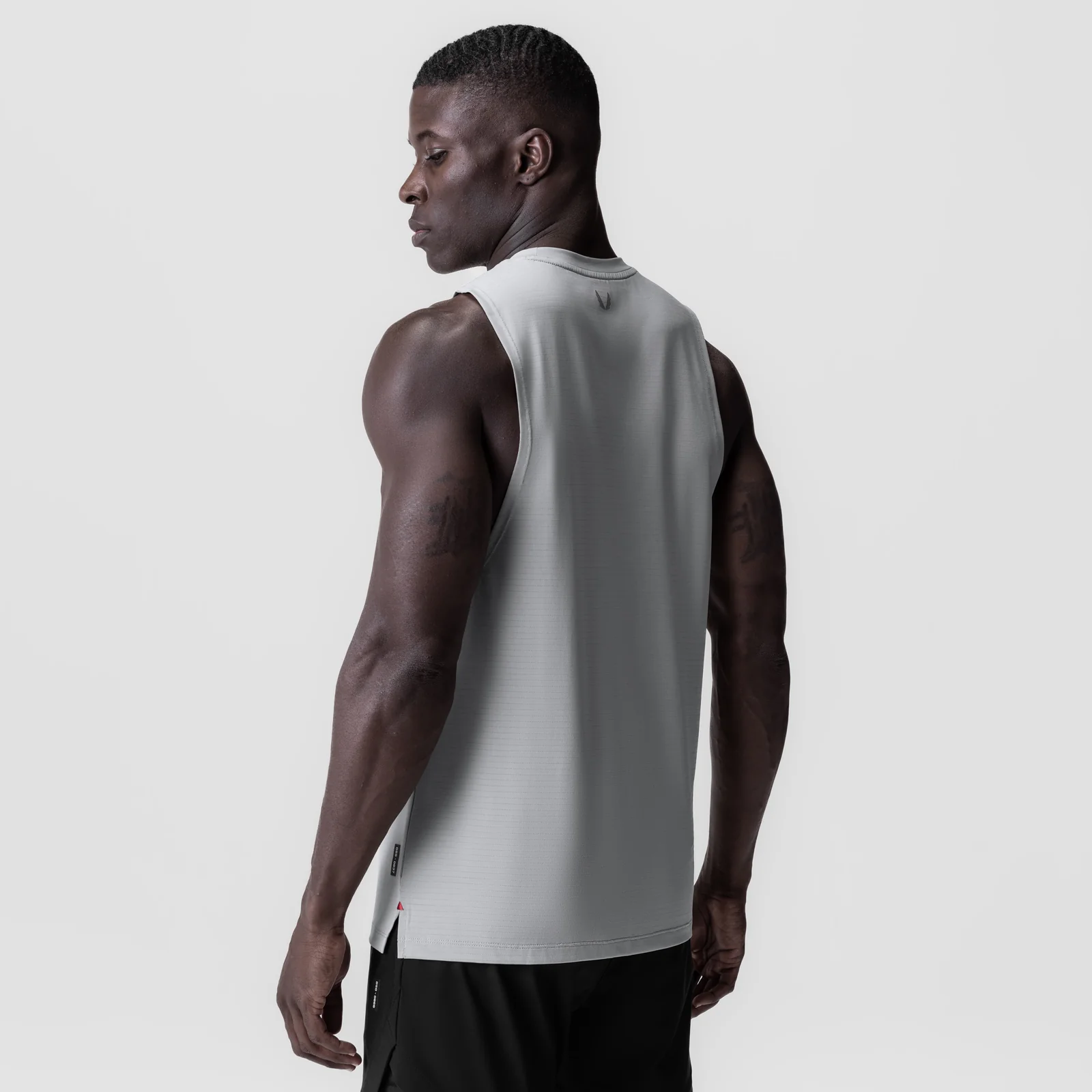 0837. 3D-Lite® 2.0 Lycra® Muscle Tank - Slate Grey "RP" - Image 3