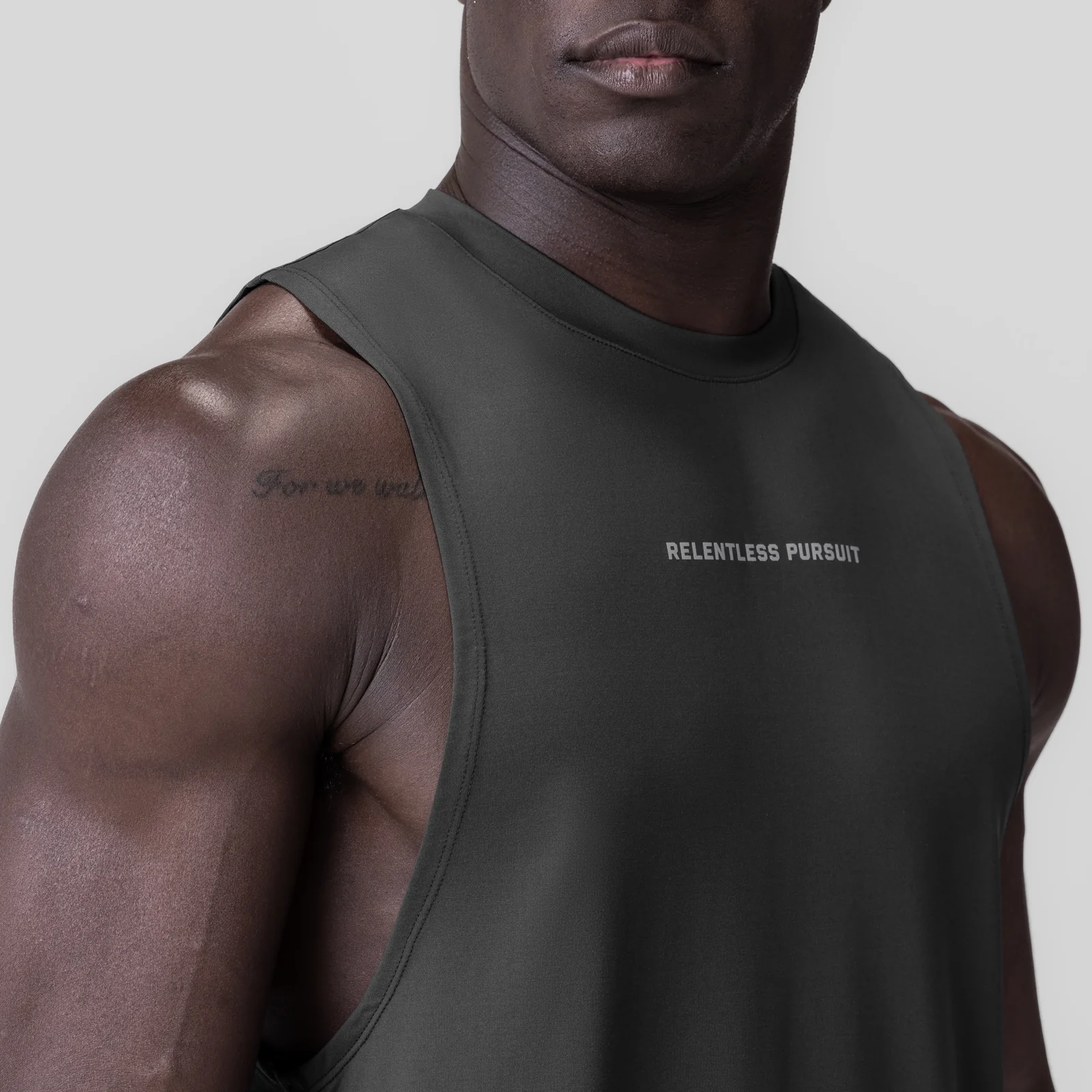 0837. 3D-Lite® 2.0 Lycra® Muscle Tank - Space Grey "RP" - Image 4